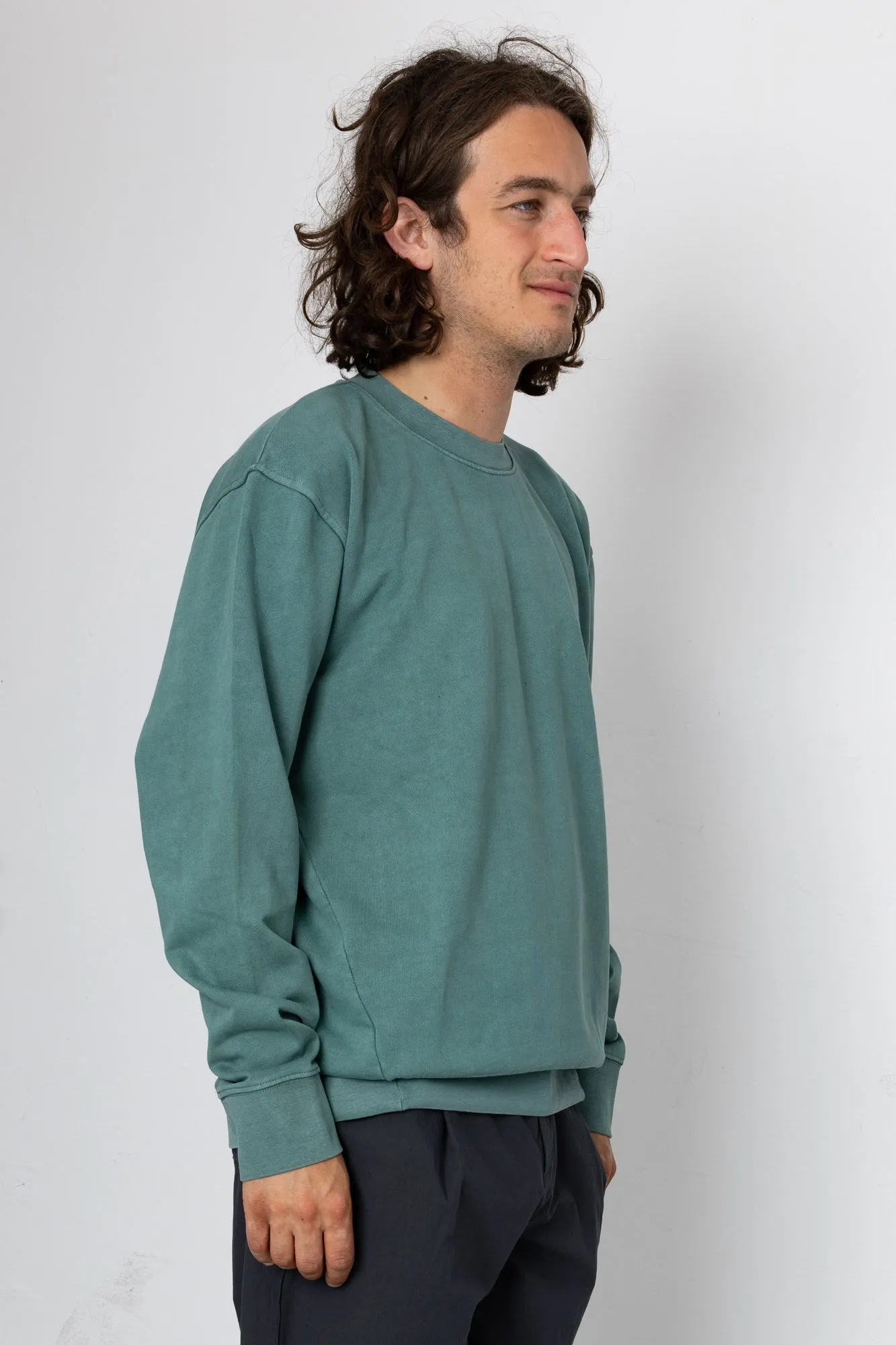 Draper Sweatshirt - Peacock sold by Folk product image thumbnail 2