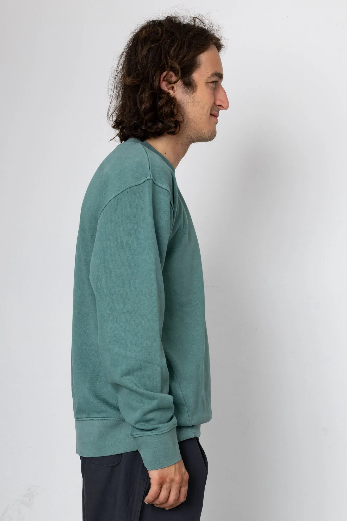 Draper Sweatshirt - Peacock sold by Folk product image thumbnail 3
