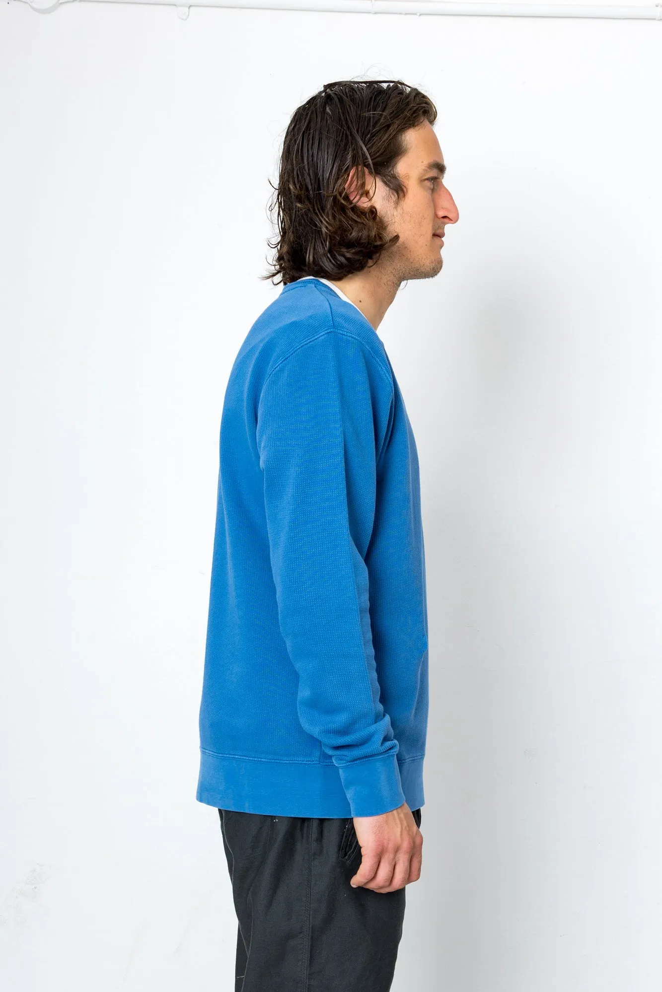 Jack Jacquard Crew - Corn Blue sold by Folk product image thumbnail 3