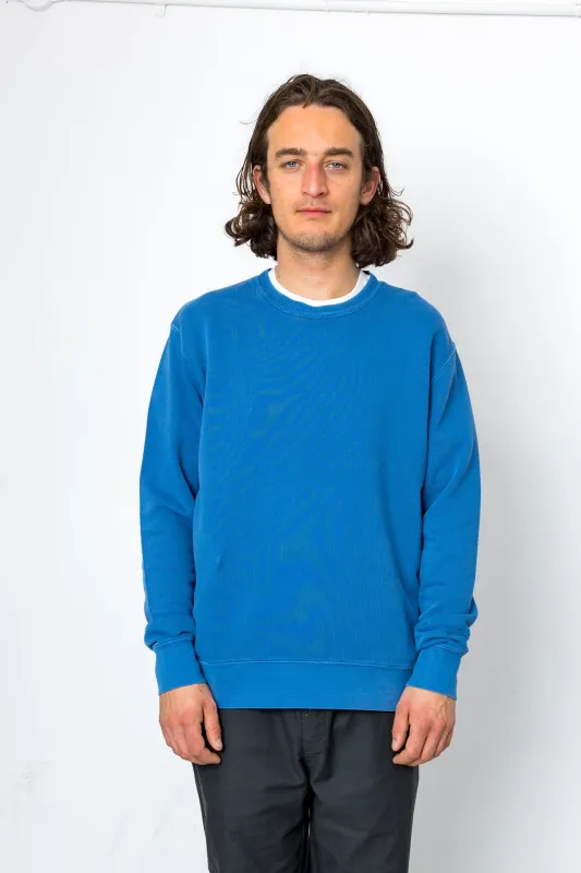 Jack Jacquard Crew - Corn Blue made by Folk