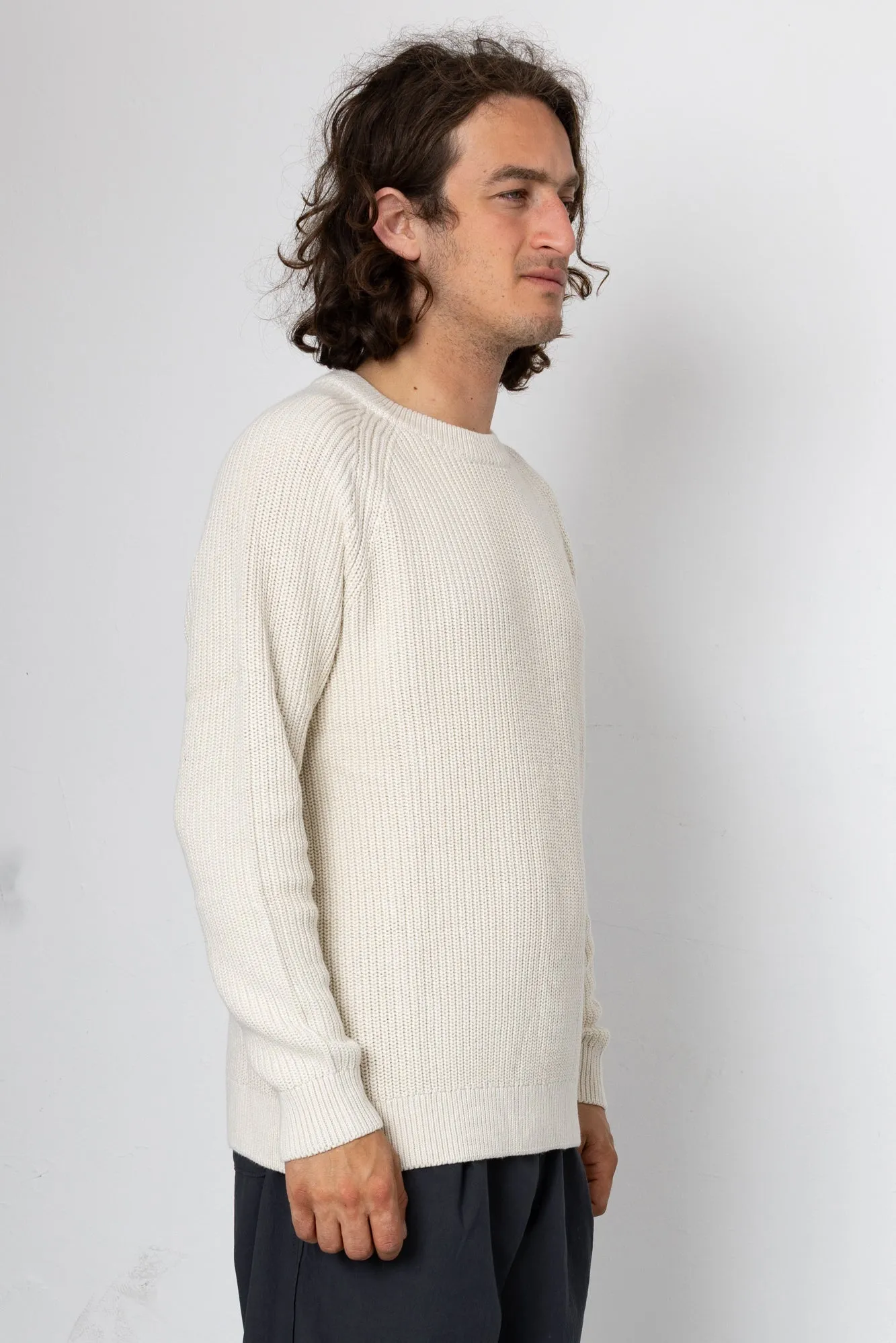 Hayley Raglan Crew - Ecru sold by Folk product image thumbnail 2