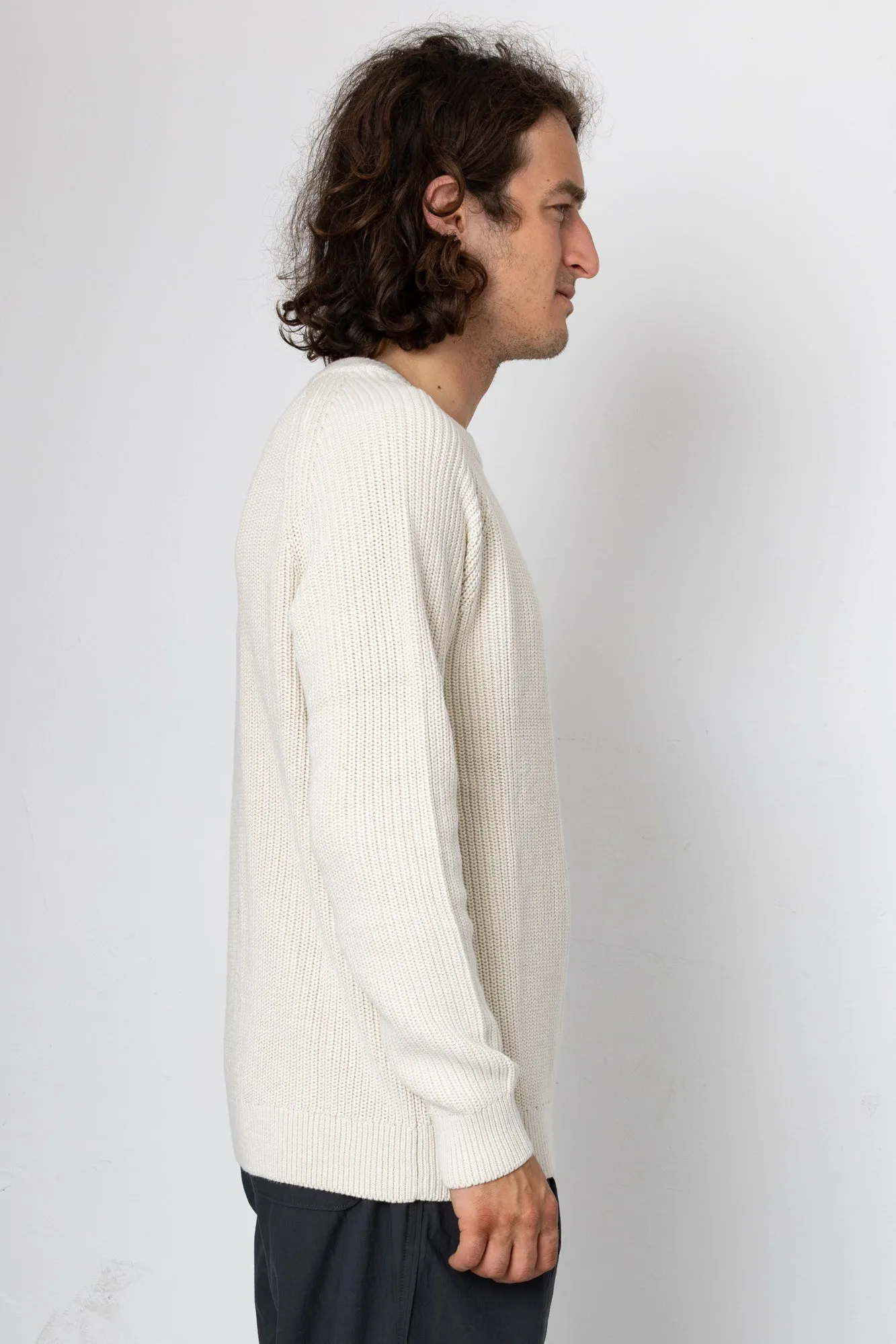 Hayley Raglan Crew - Ecru sold by Folk product image thumbnail 3