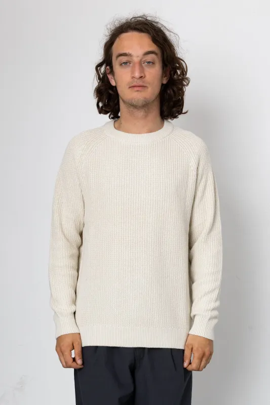 Hayley Raglan Crew - Ecru made by Folk