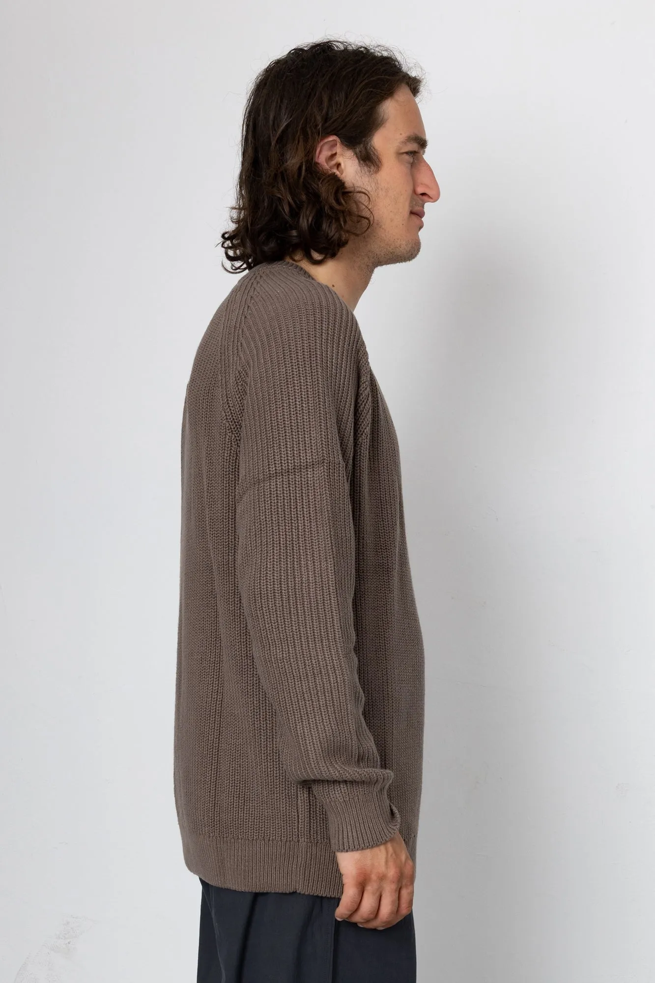Hayley Raglan Crew - Mushroom sold by Folk product image thumbnail 3