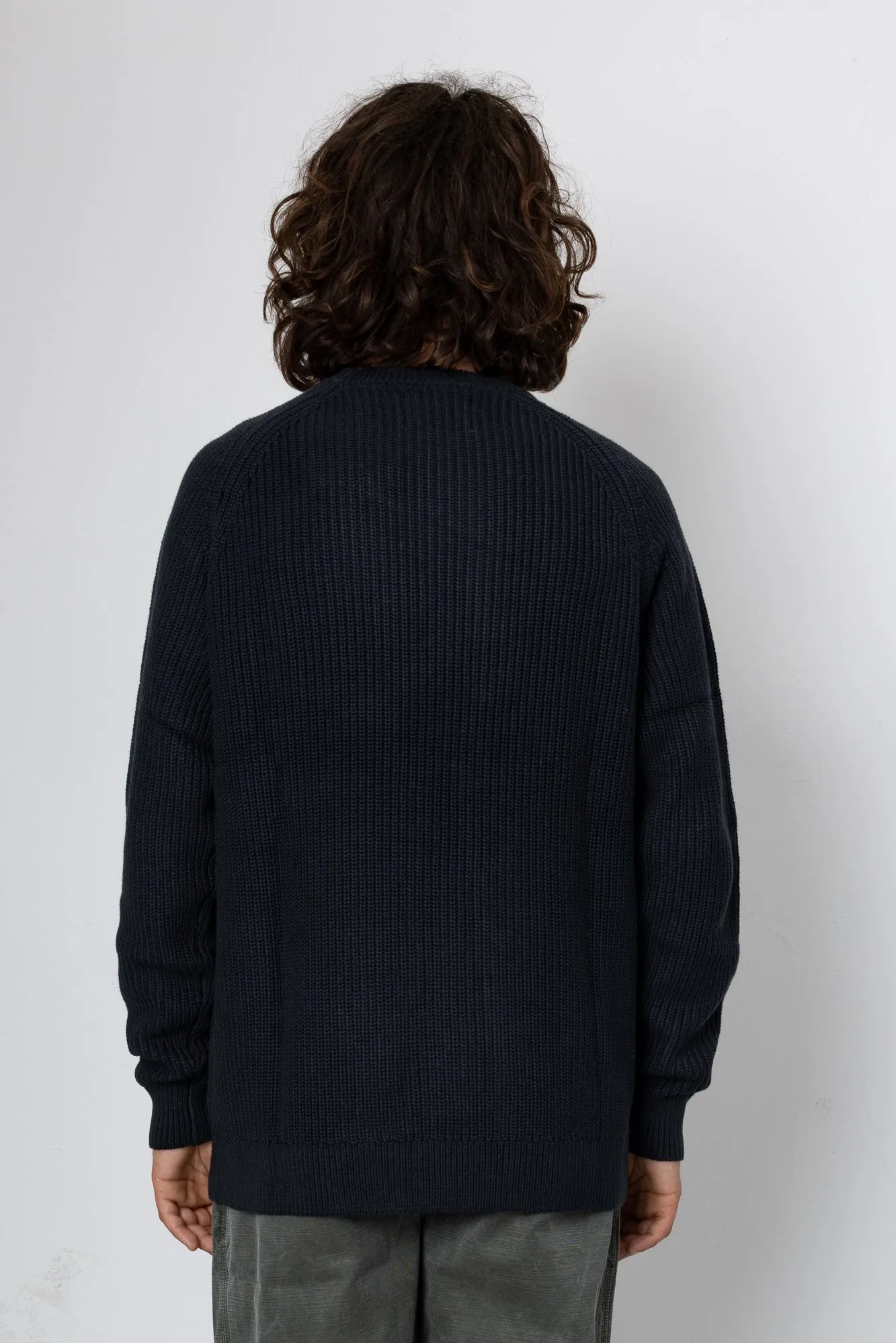 Hayley Raglan Crew - Washed Black sold by Folk product image thumbnail 4