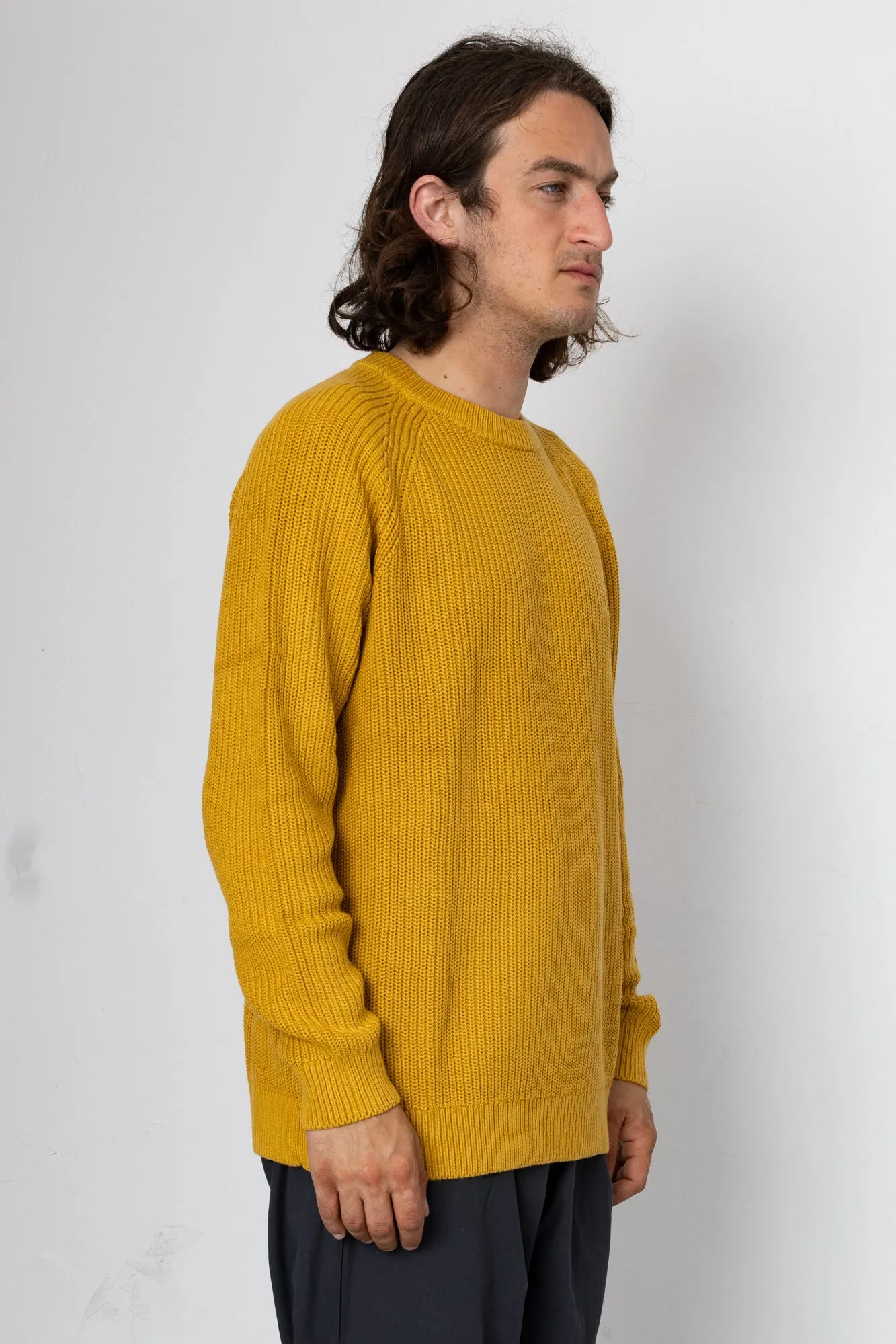 Hayley Raglan Crew - Mustard sold by Folk product image thumbnail 2