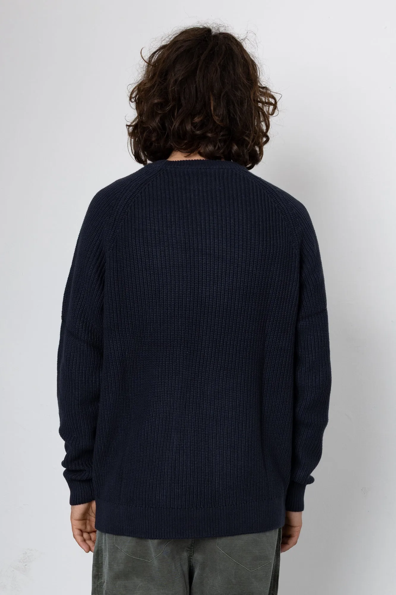 Hayley Raglan Crew - Dark Midnight sold by Folk product image thumbnail 4