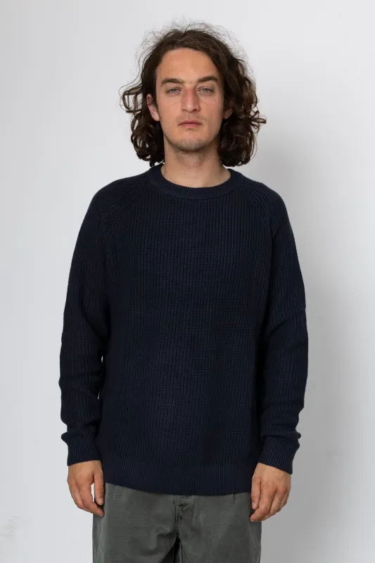 Hayley Raglan Crew - Dark Midnight made by Folk
