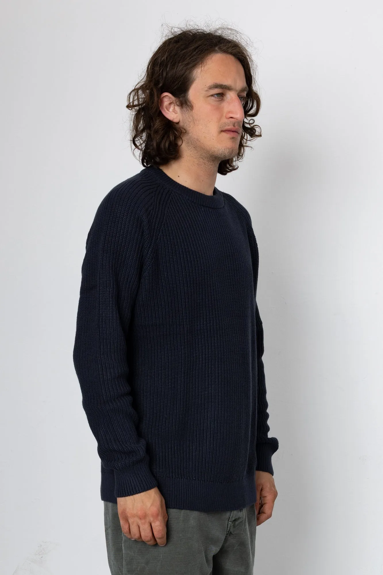 Hayley Raglan Crew - Dark Midnight sold by Folk product image thumbnail 2