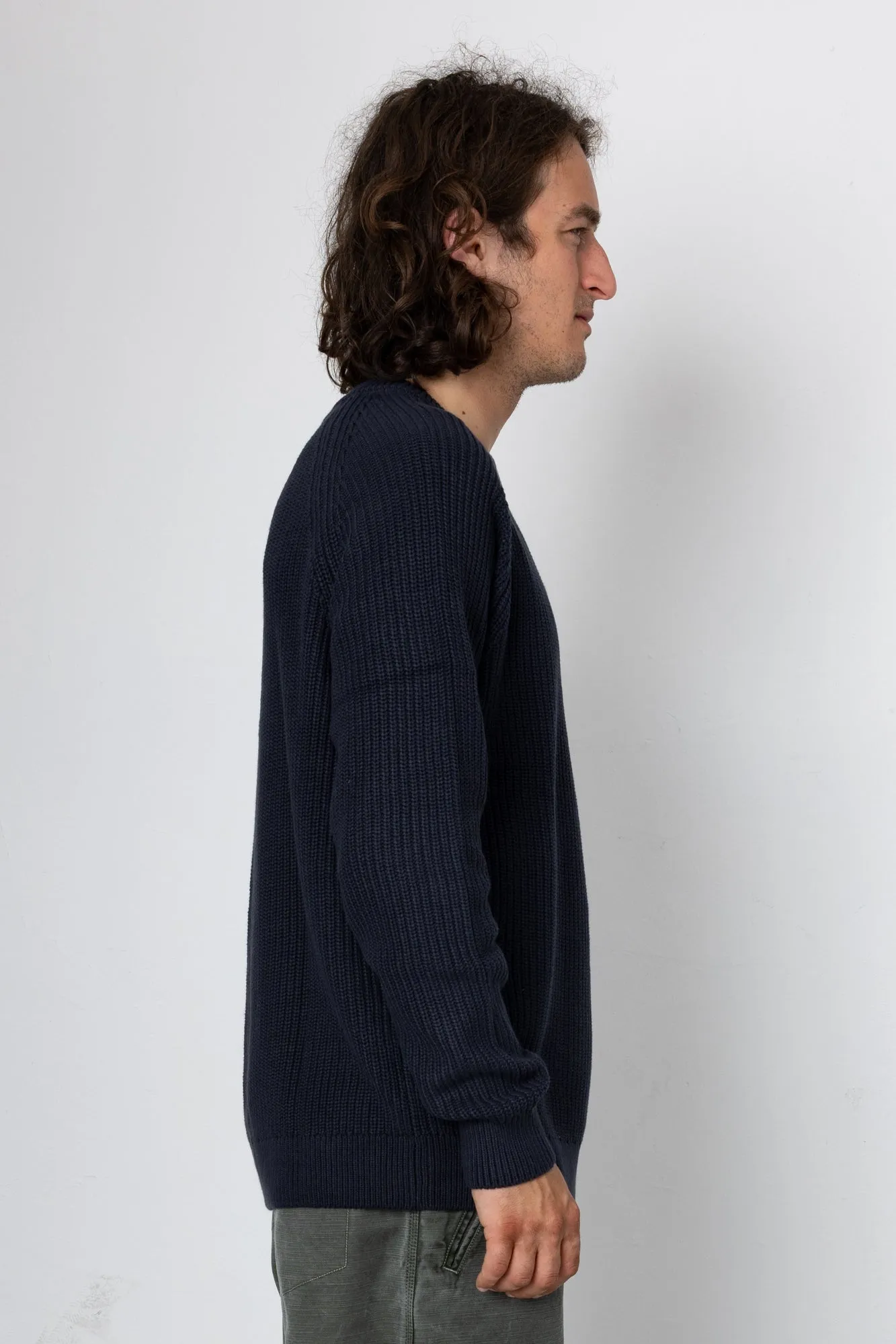 Hayley Raglan Crew - Dark Midnight sold by Folk product image thumbnail 3