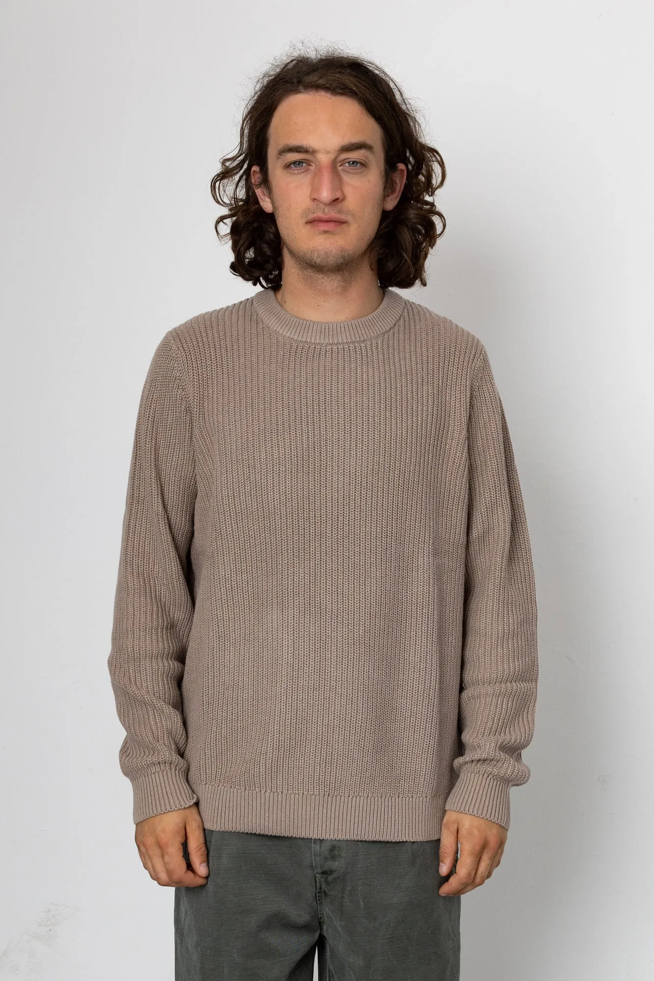 Hayley Crew - Taupe sold by Folk