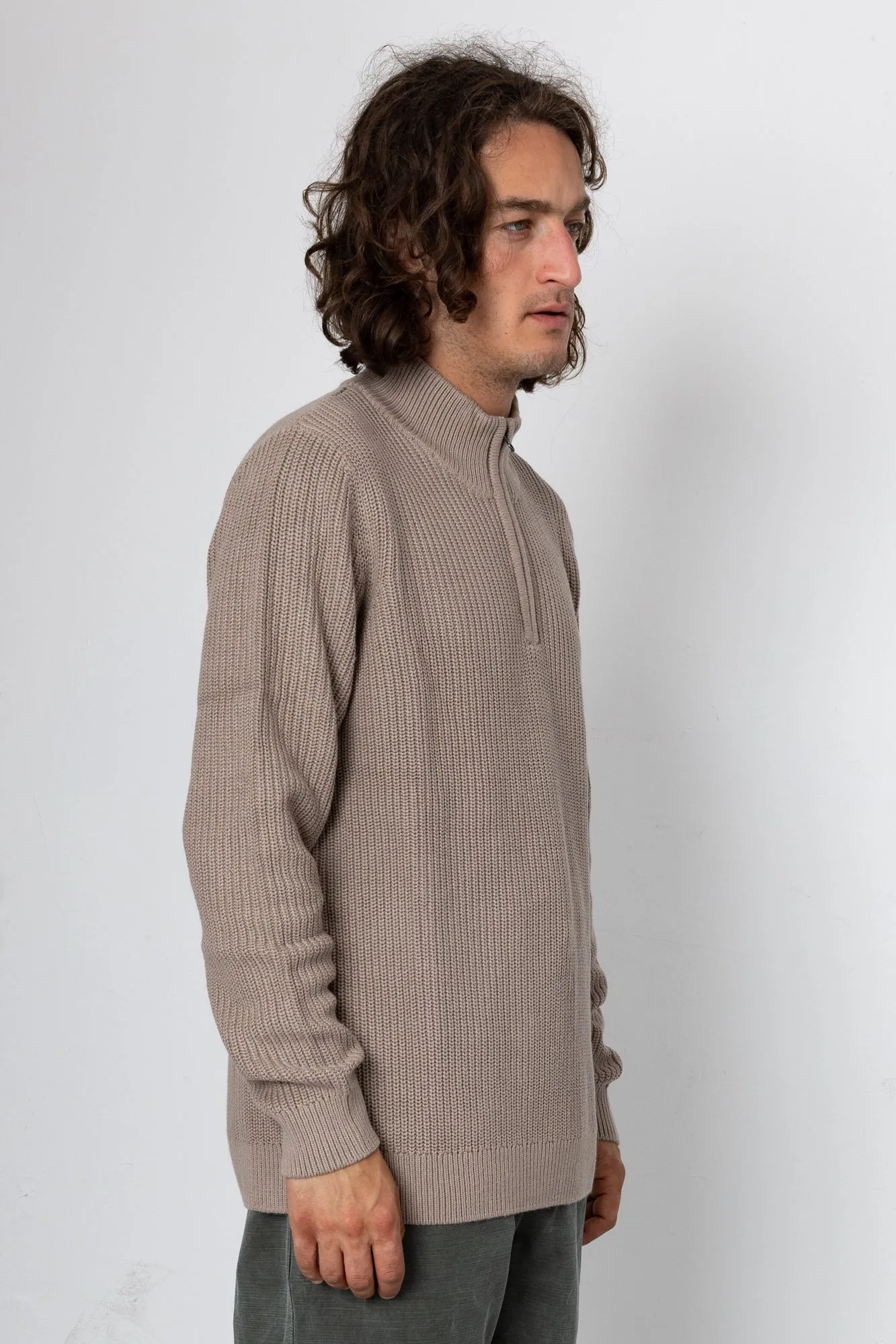 Hayley Q-Zip - Taupe sold by Folk product image thumbnail 2