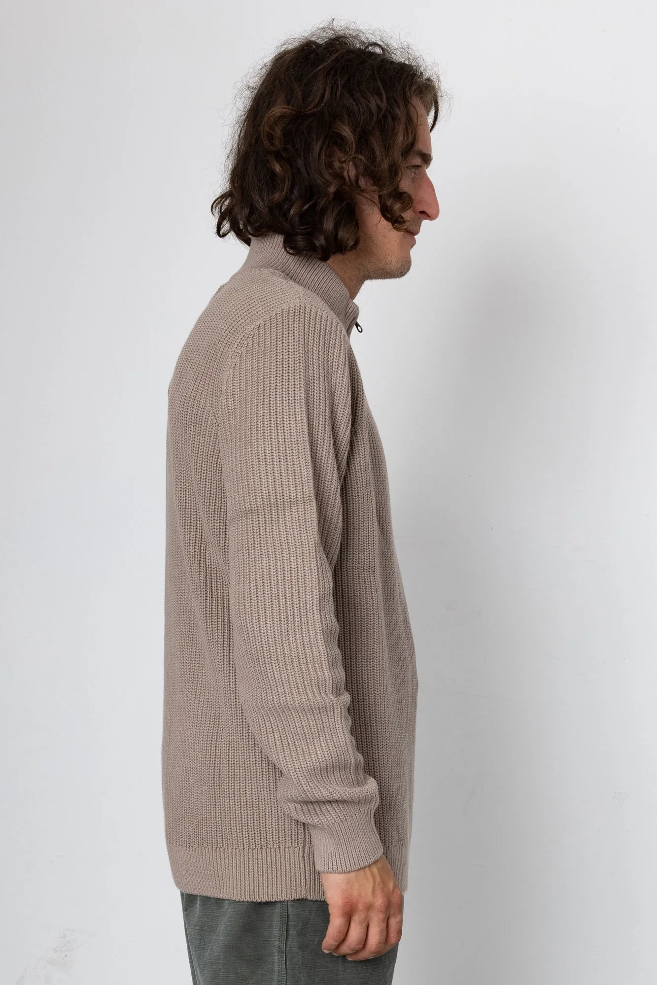 Hayley Q-Zip - Taupe sold by Folk product image thumbnail 3