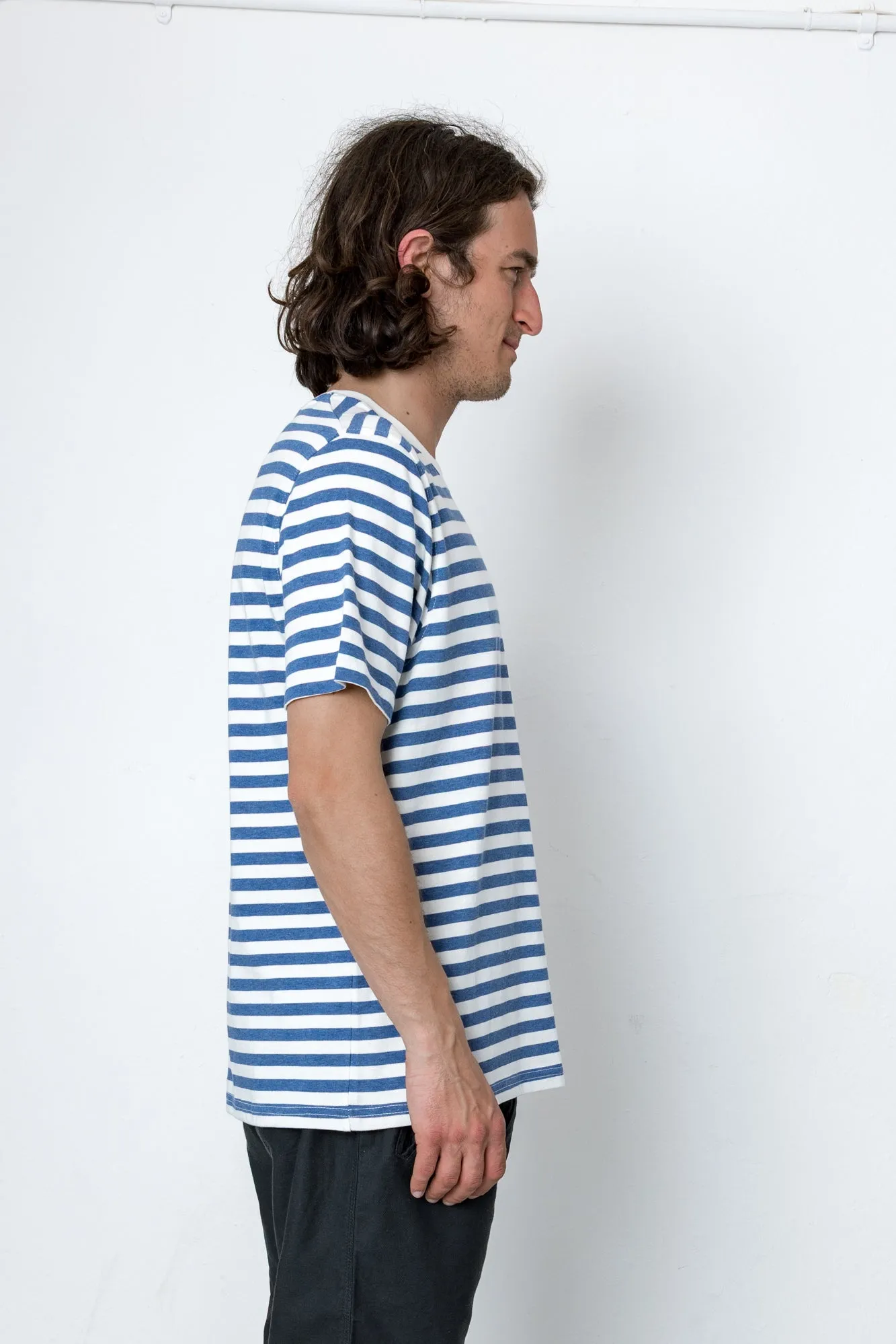 Pirata T-Shirt - Blue / Ecru sold by Folk product image thumbnail 3