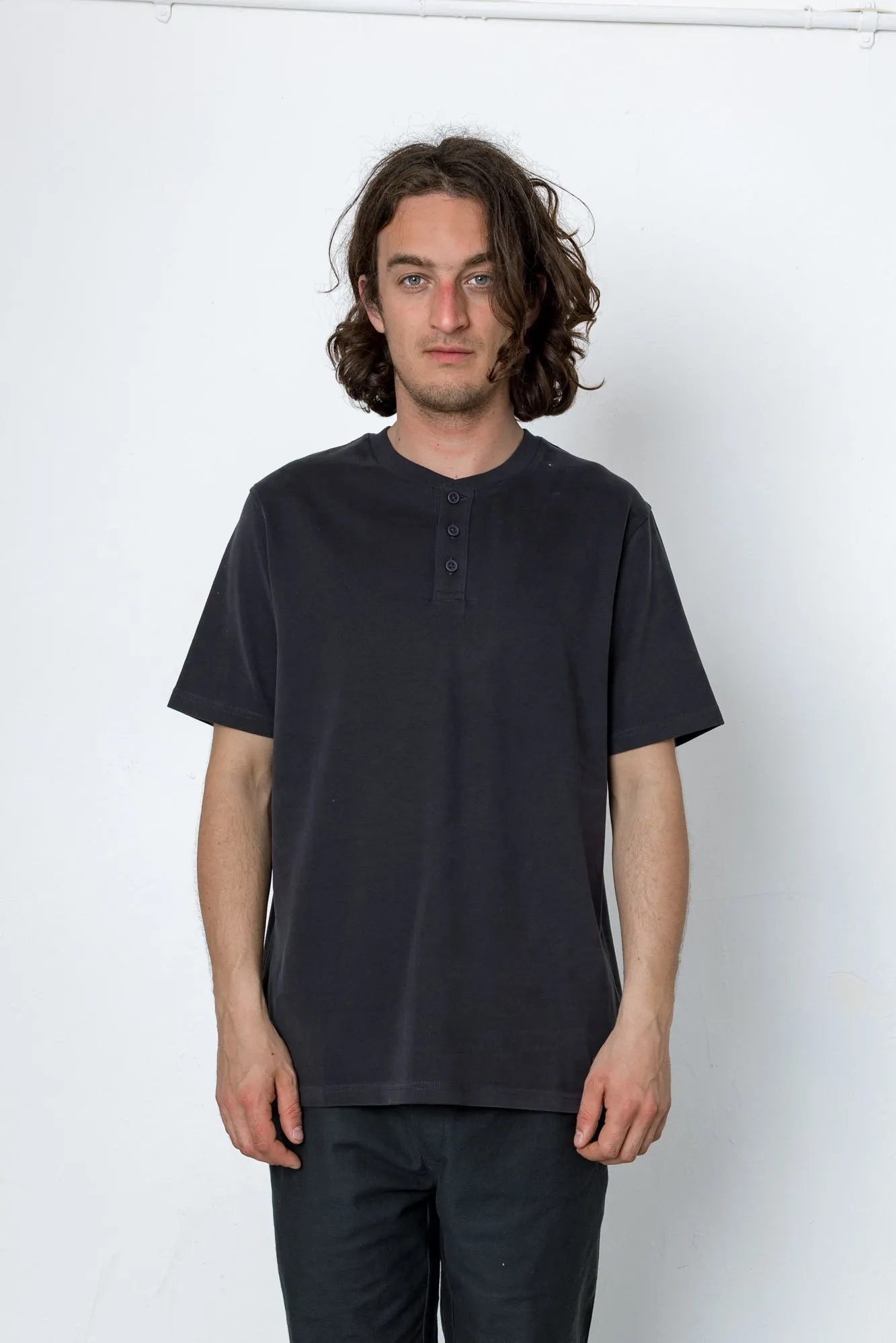 Gus Henly T-Shirt - Washed Black sold by Folk