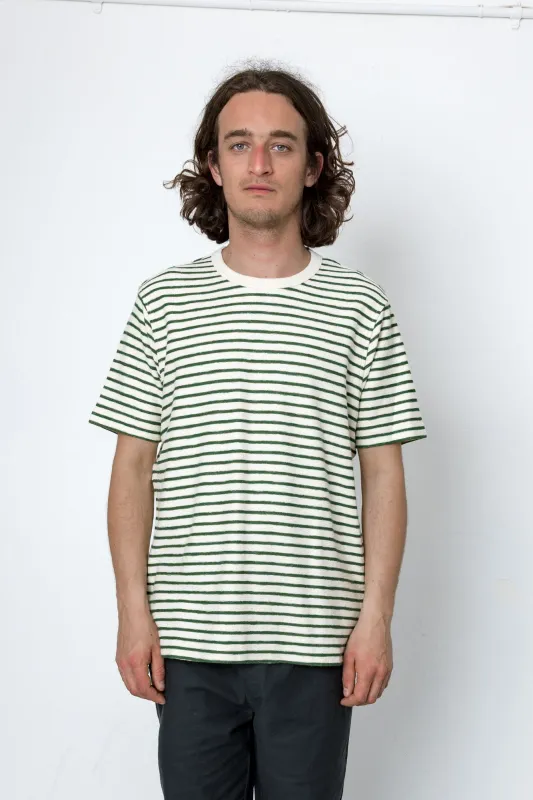 Cornell T-Shirt - Ecru / Pine made by Folk
