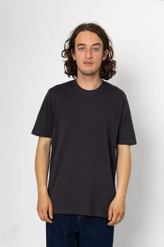 Marker Heavy Slub T-Shirt - Washed Black made by Folk