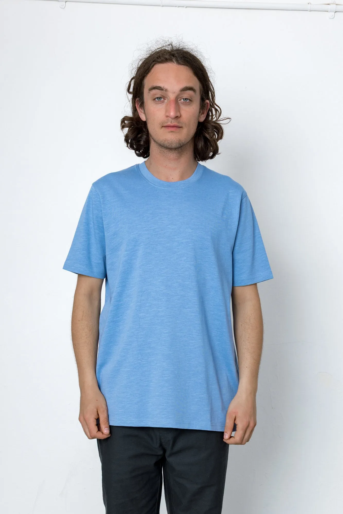 Marker Heavy Slub T-Shirt - Indigo sold by Folk