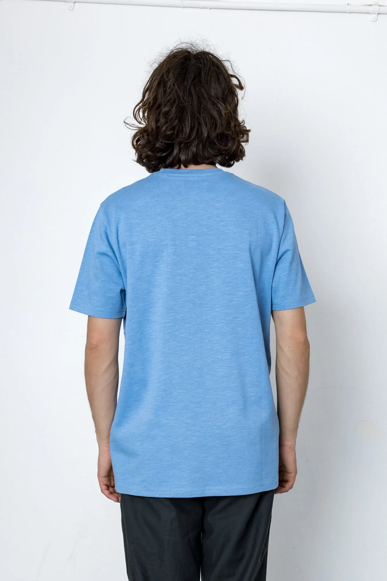 Marker Heavy Slub T-Shirt - Indigo sold by Folk product image thumbnail 4