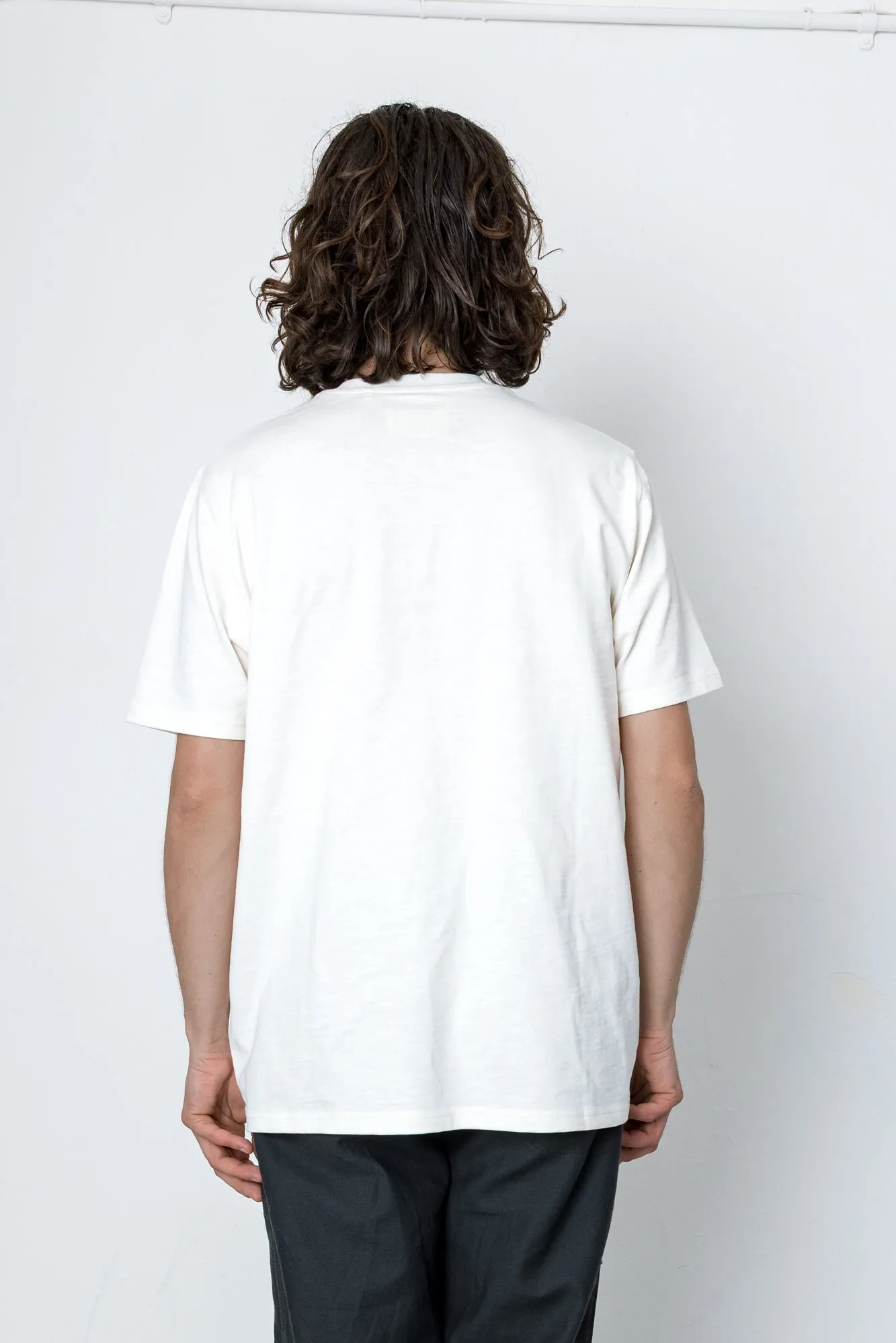 Marker Heavy Slub T-Shirt - Off White sold by Folk product image thumbnail 4