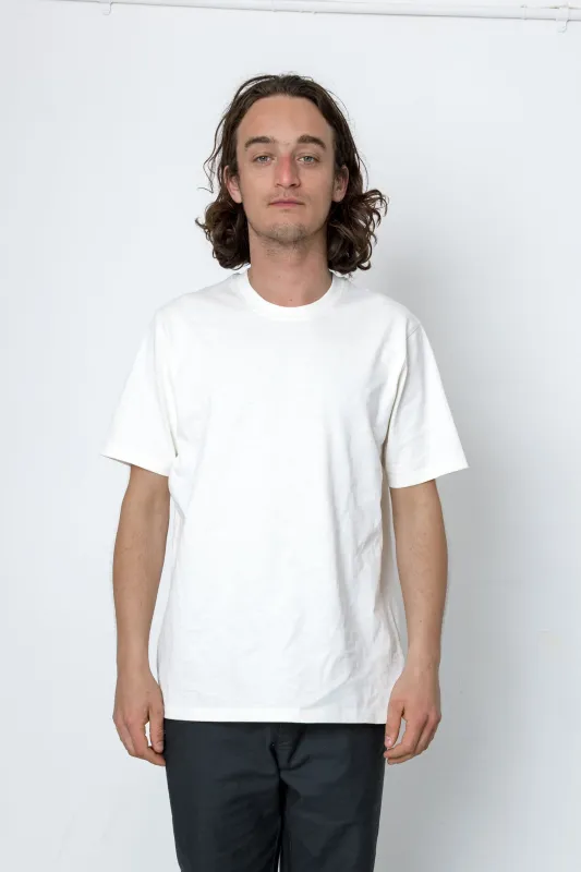 Marker Heavy Slub T-Shirt - Off White made by Folk