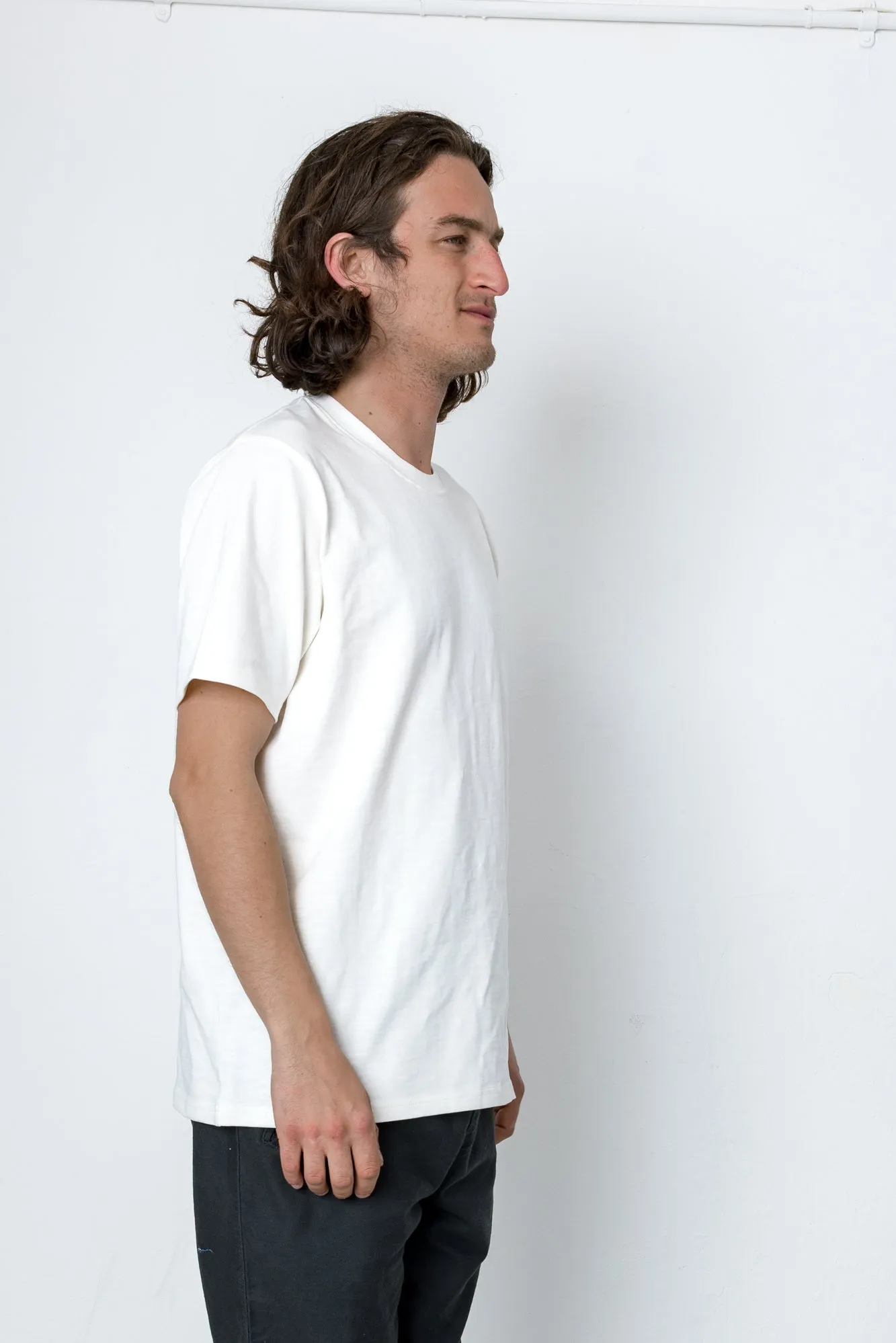 Marker Heavy Slub T-Shirt - Off White sold by Folk product image thumbnail 2