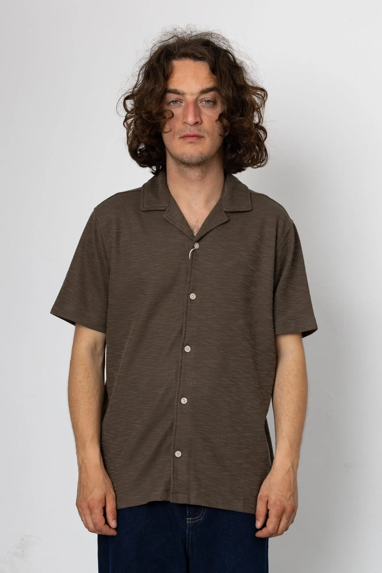 Kane Revere Shirt - Brown sold by Folk