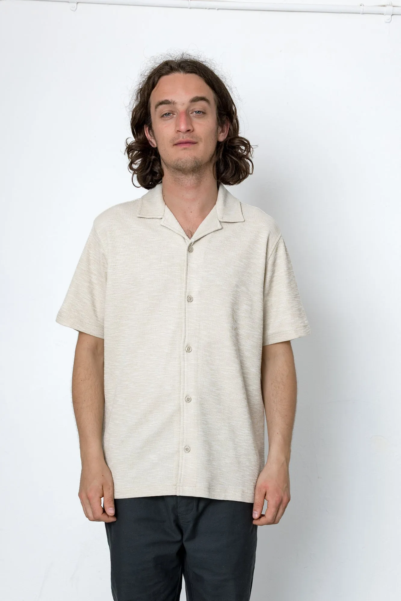 Kane Shirt - Mushroom sold by Folk