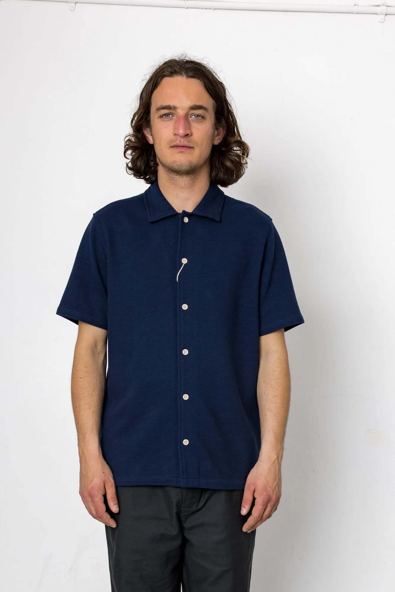 Ottoman Shirt - Navy sold by Folk