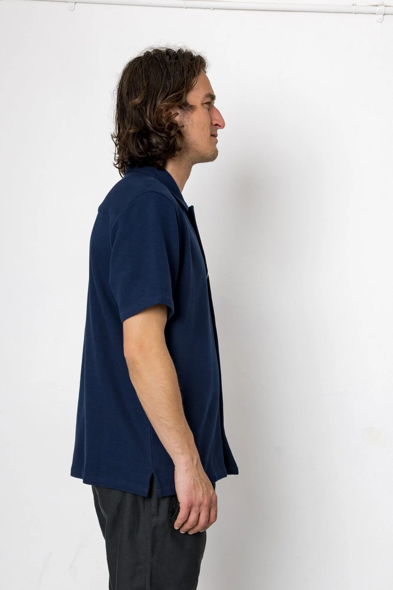 Ottoman Shirt - Navy sold by Folk product image thumbnail 3