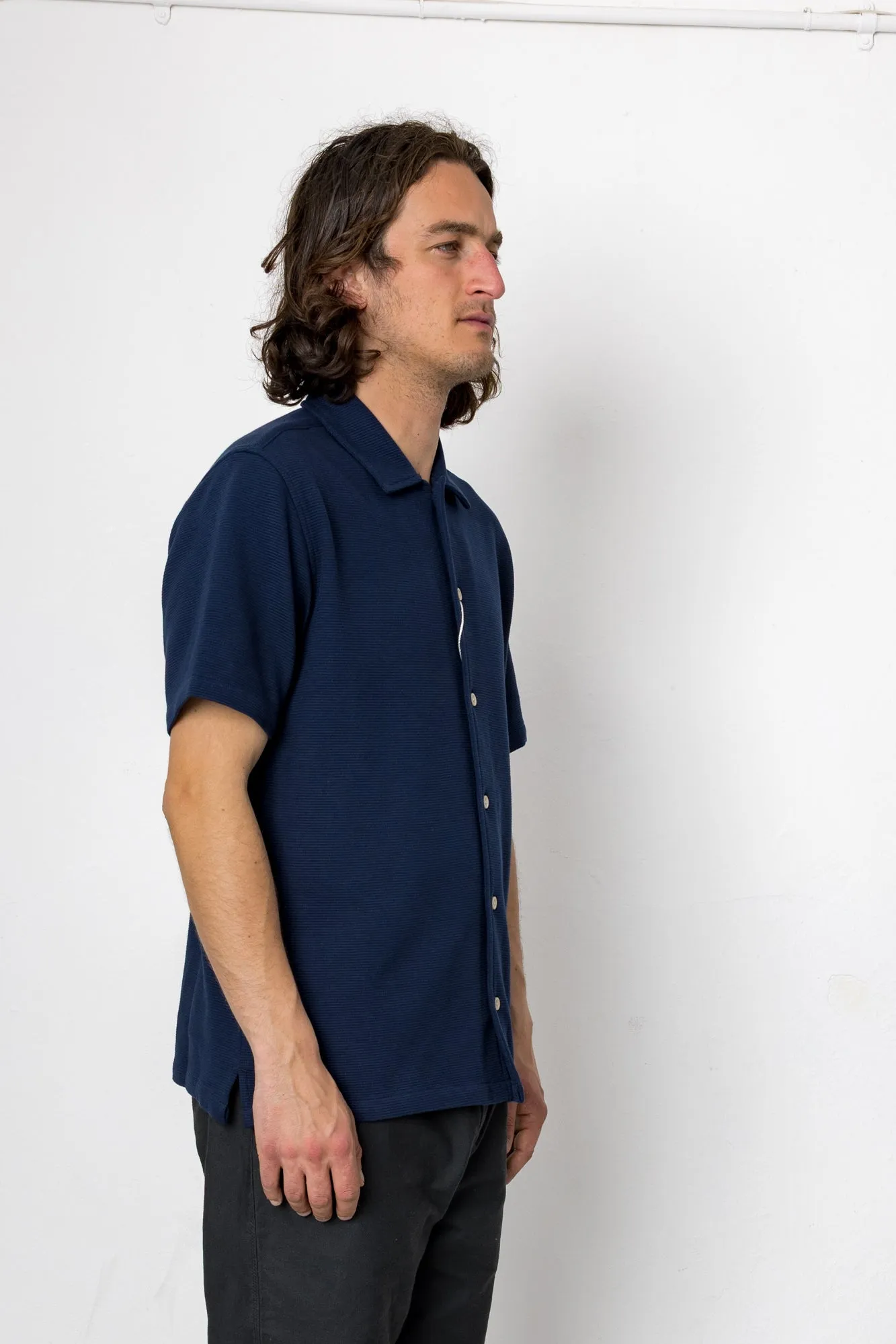 Ottoman Shirt - Navy sold by Folk product image thumbnail 2