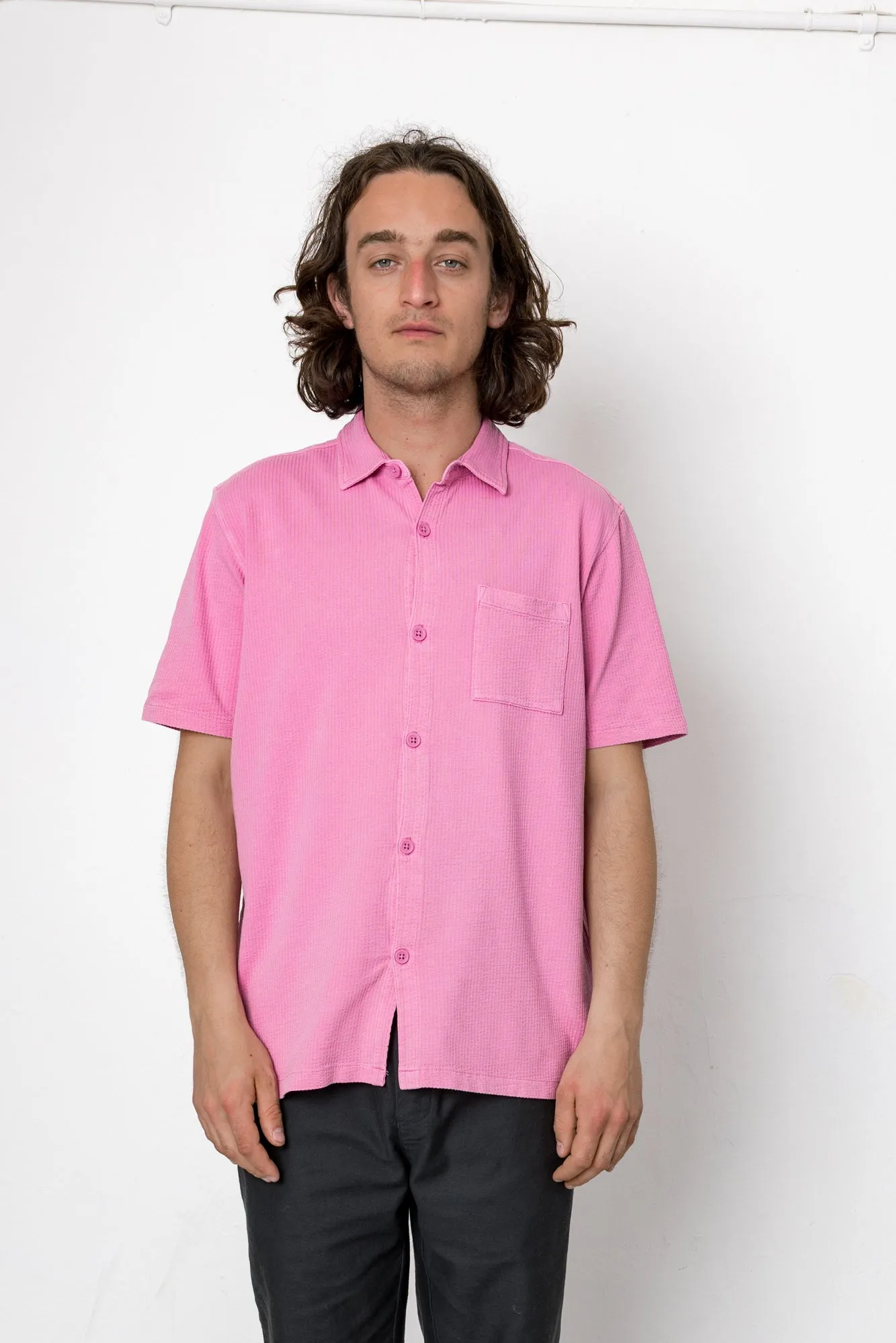 Rice Shirt - Raspberry sold by Folk