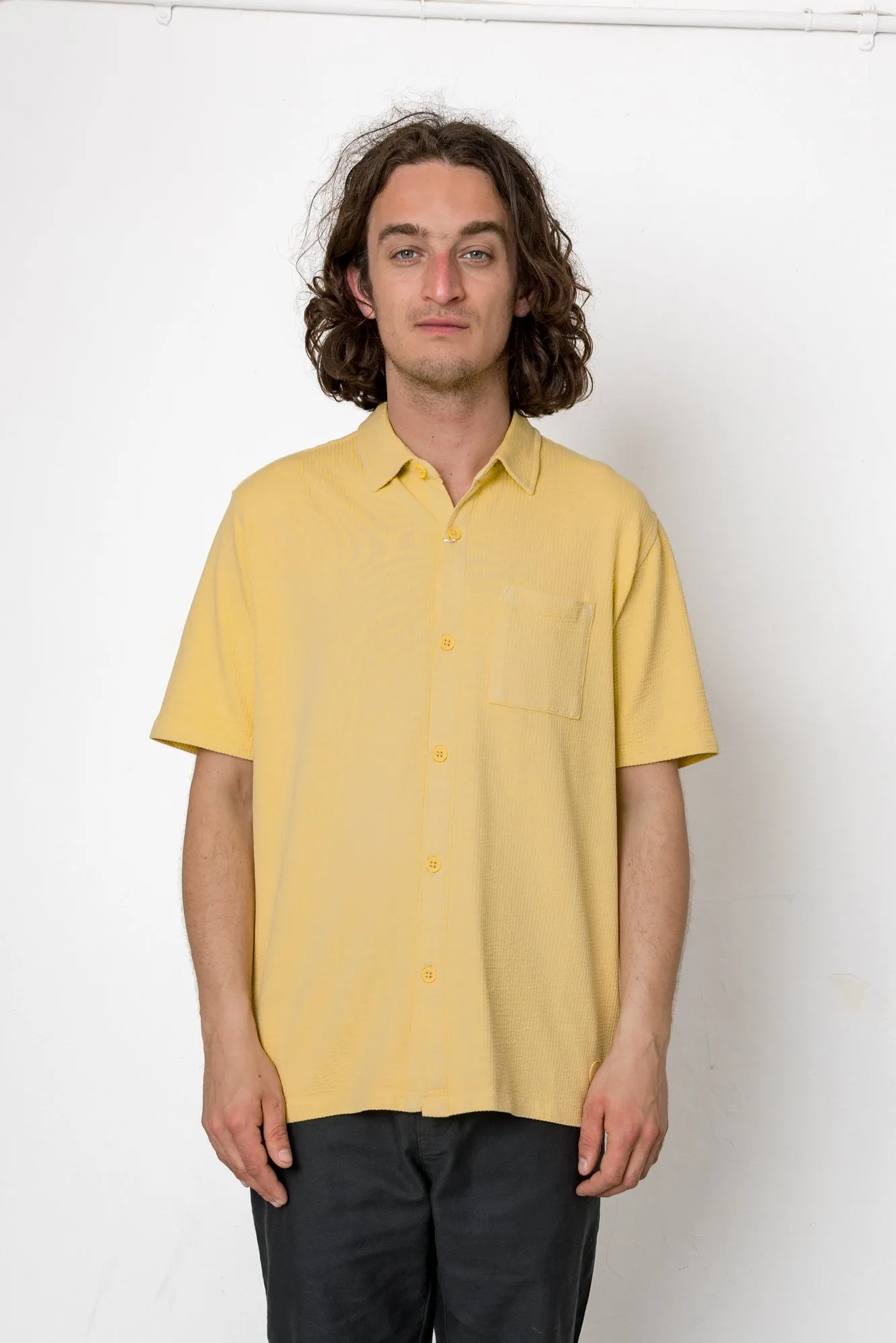 Rice Shirt - Soft Yellow sold by Folk