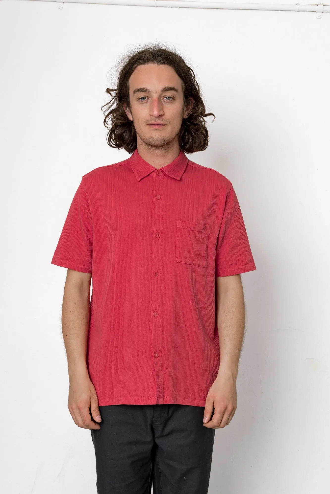 Rice Shirt - Coral sold by Folk