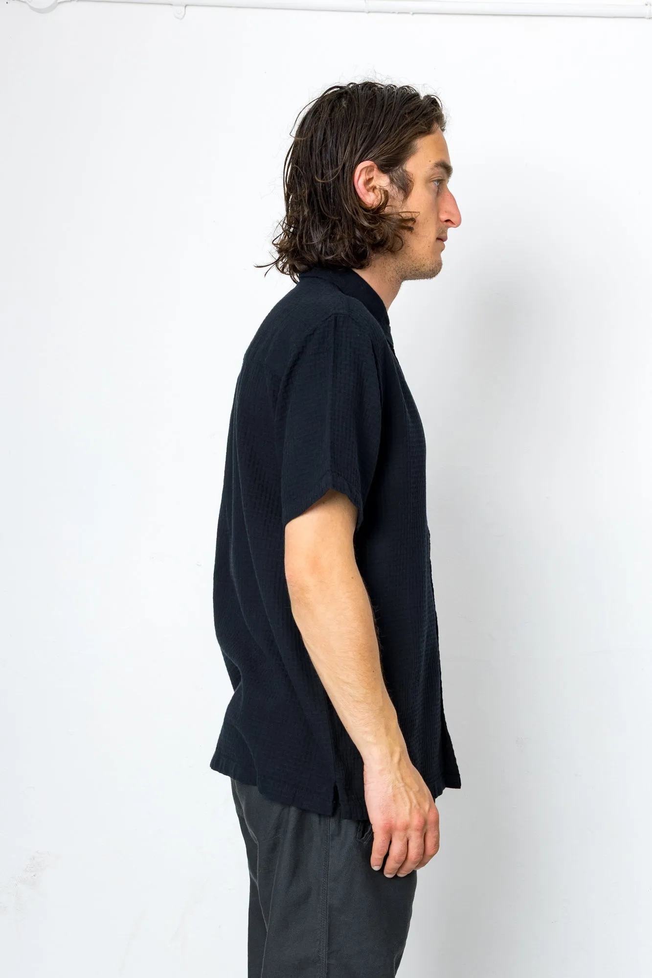 Wilkes Pocket Shirt - Black sold by Folk product image thumbnail 3