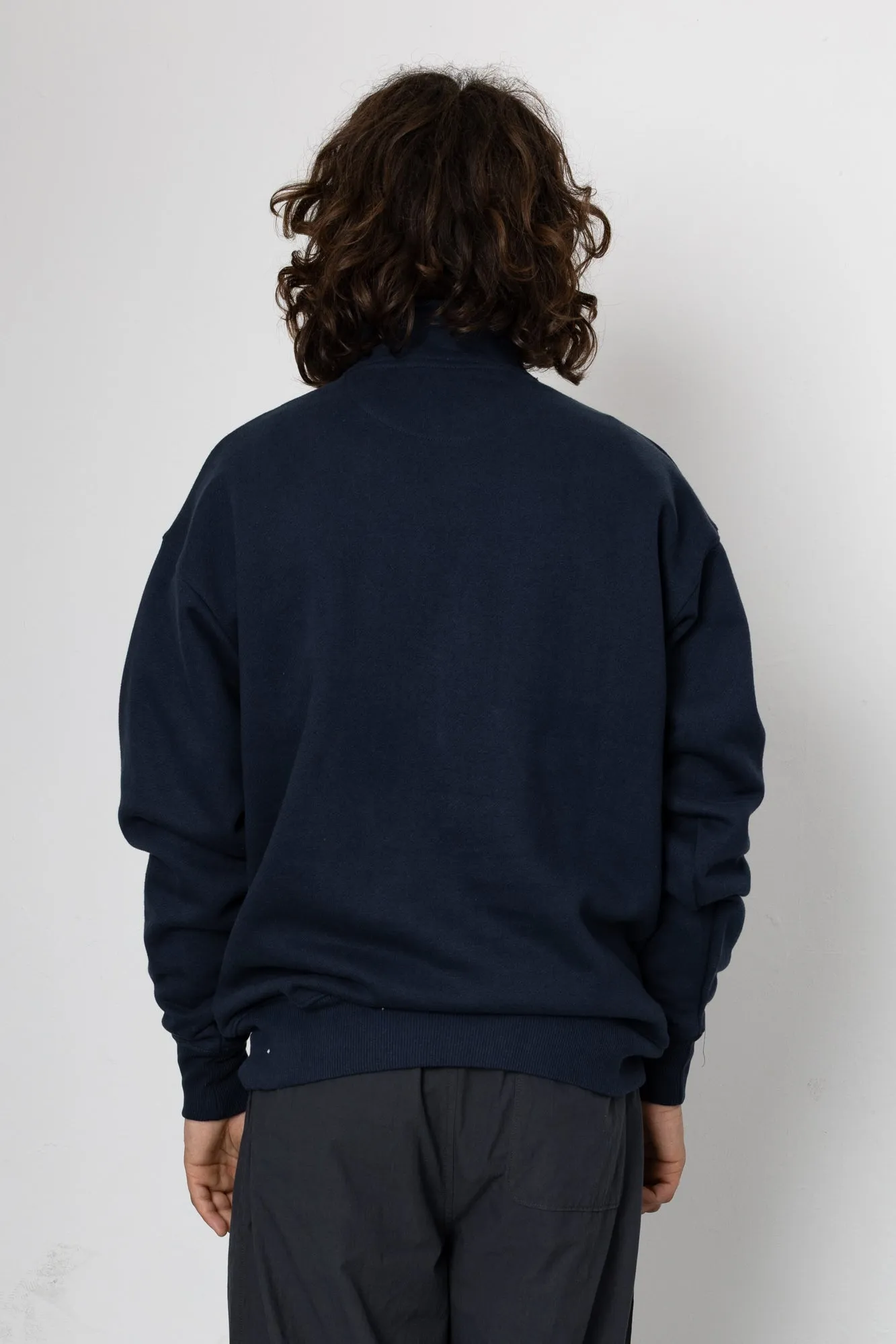 Edwin Fleece Sweatshirt - Navy sold by Folk product image thumbnail 4