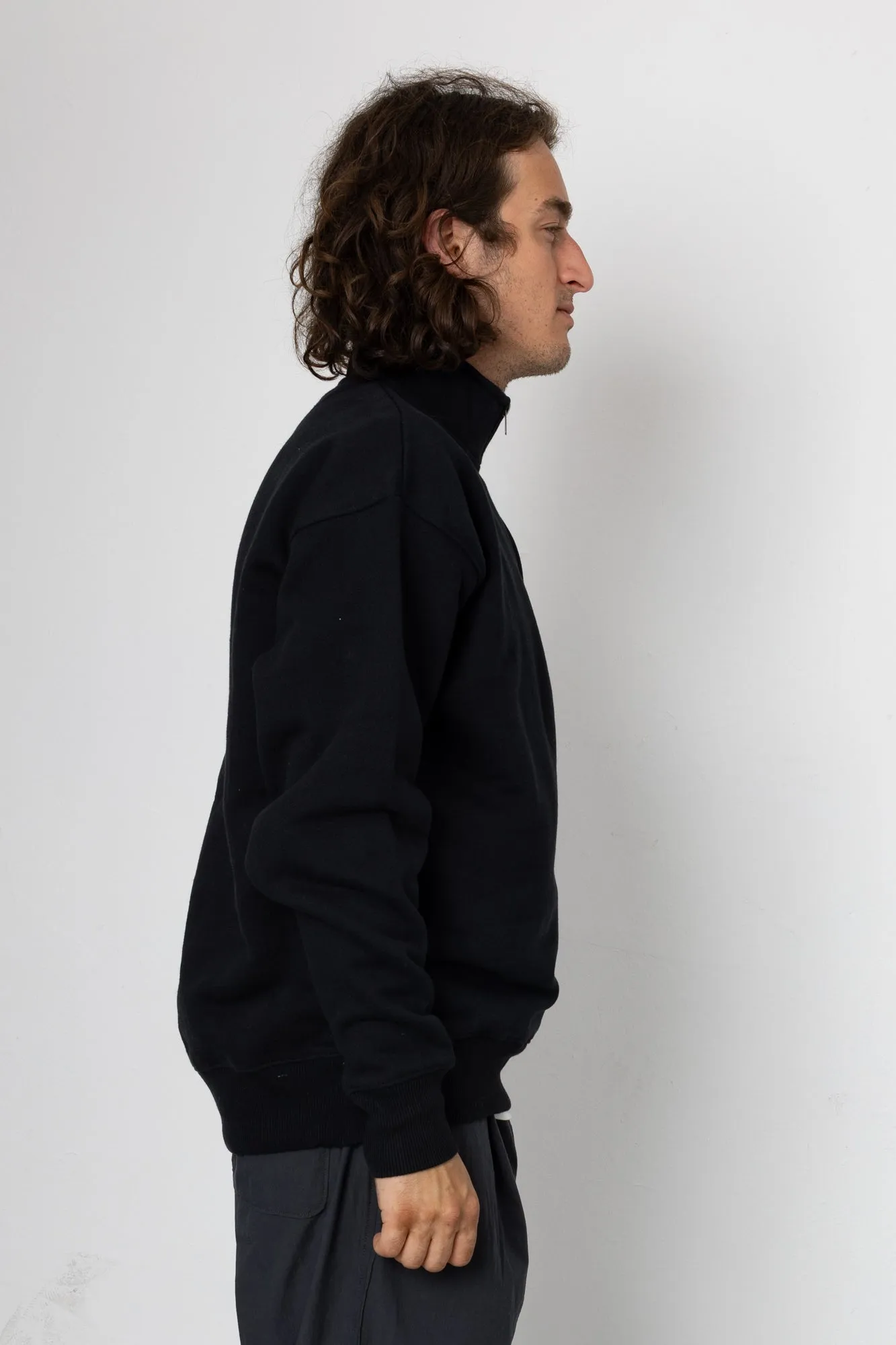 Edwin Fleece Sweatshirt - Black sold by Folk product image thumbnail 3