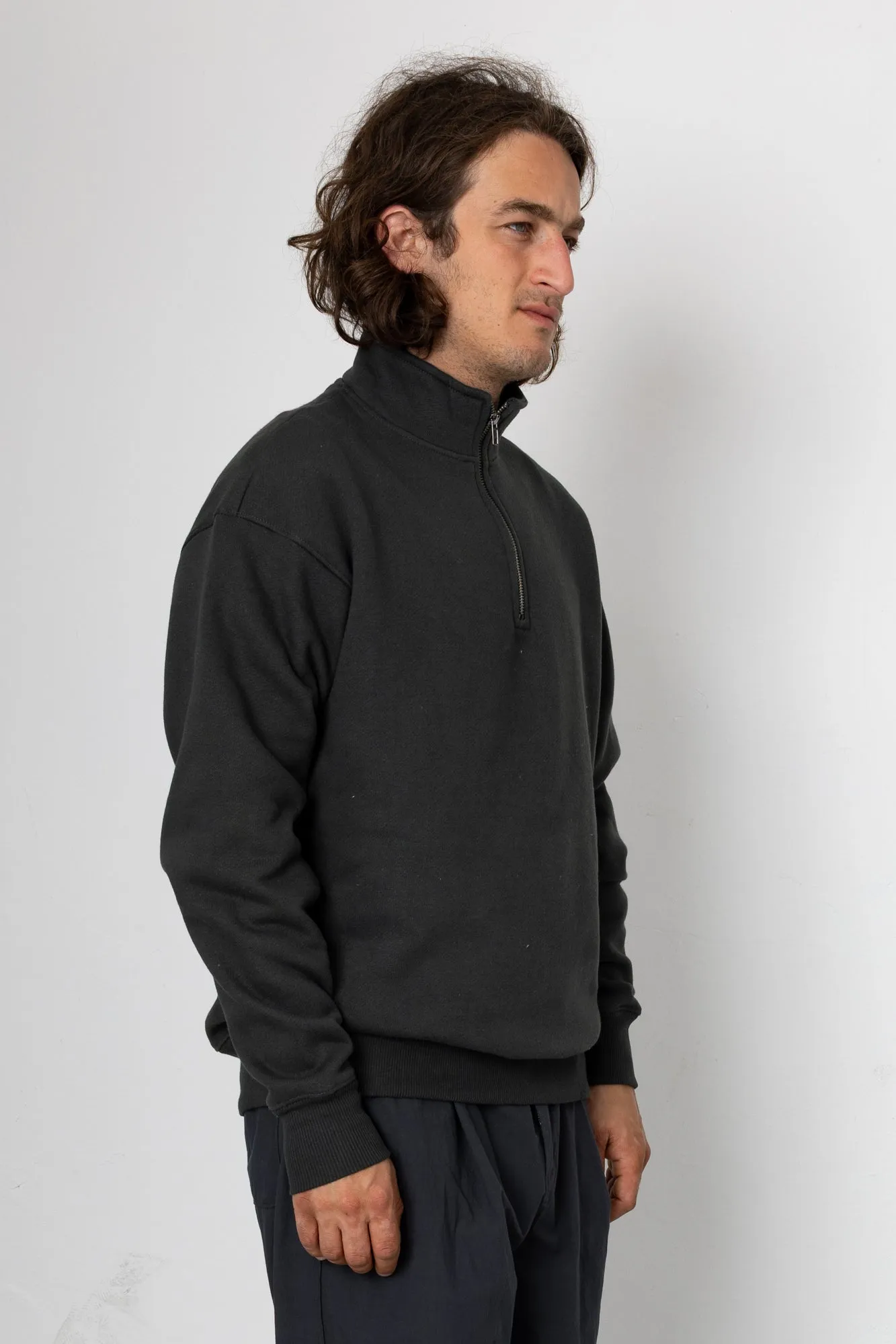 Edwin Fleece Sweatshirt - Dark Olive sold by Folk product image thumbnail 2