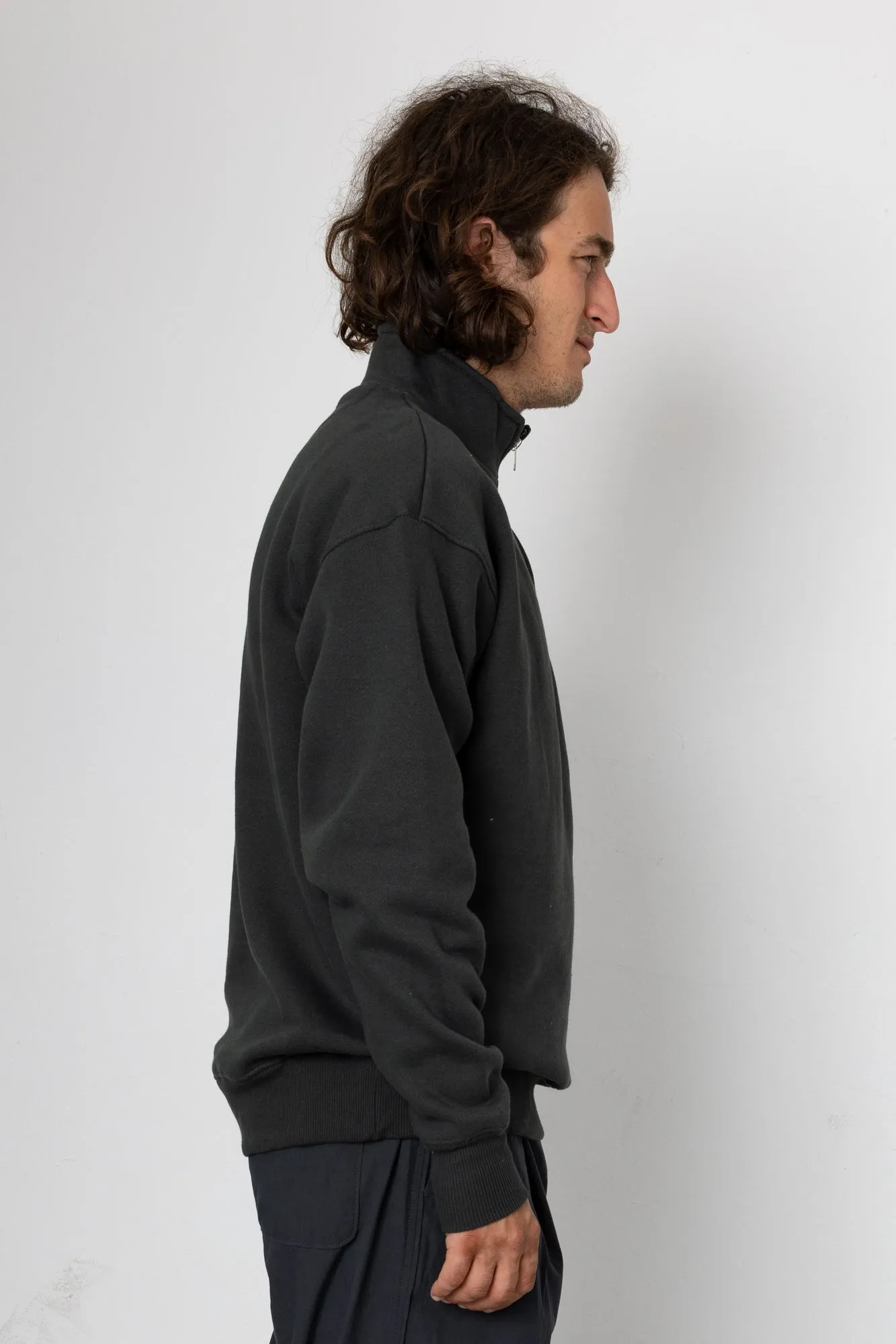 Edwin Fleece Sweatshirt - Dark Olive sold by Folk product image thumbnail 3