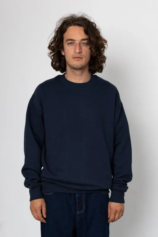 Sullivan Fleece Sweatshirt - Navy made by Folk