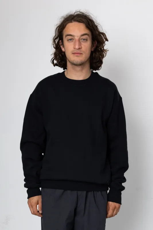 Sullivan Fleece Sweatshirt - Black made by Folk