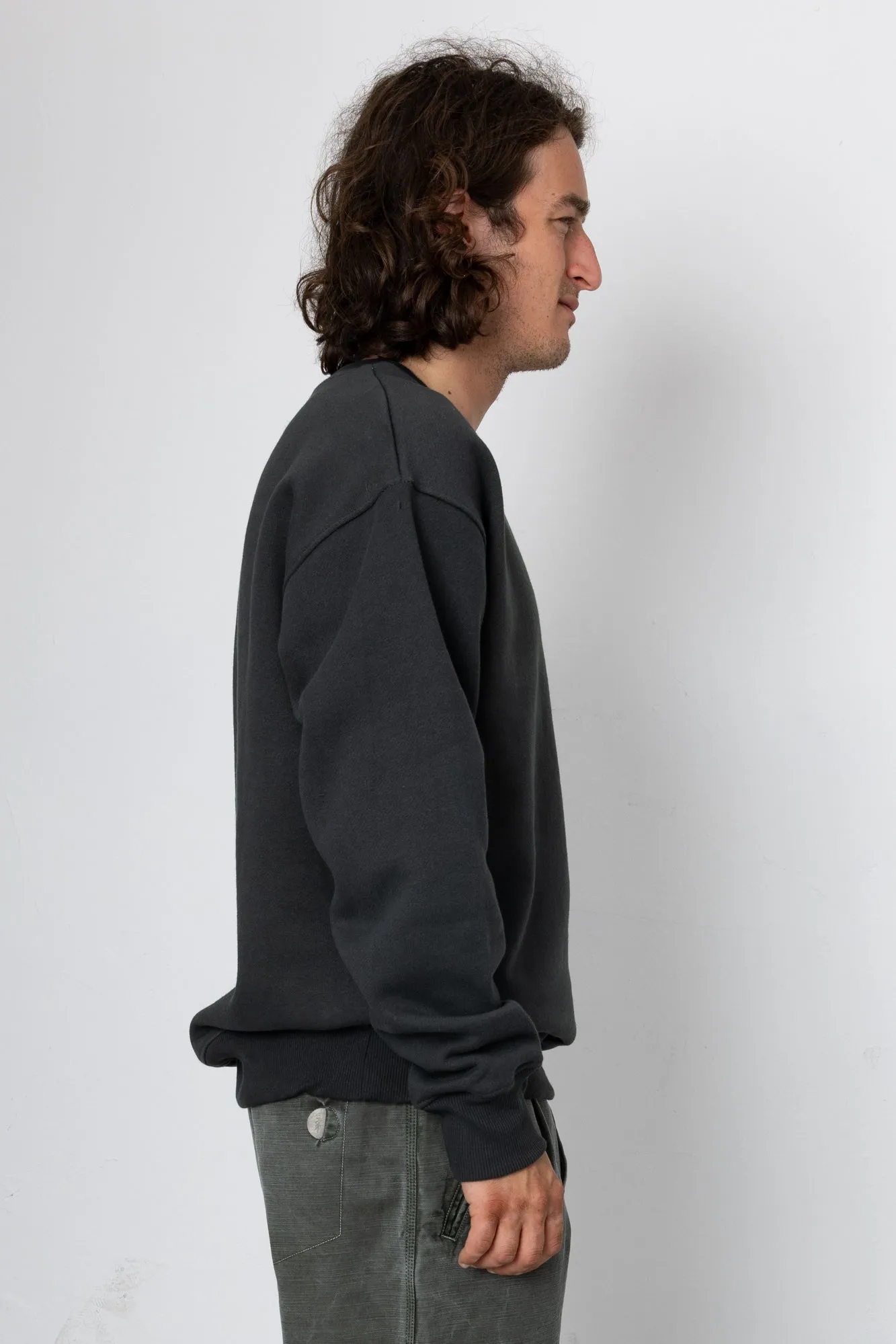 Sullivan Fleece Sweatshirt - Dark Olive sold by Folk product image thumbnail 3