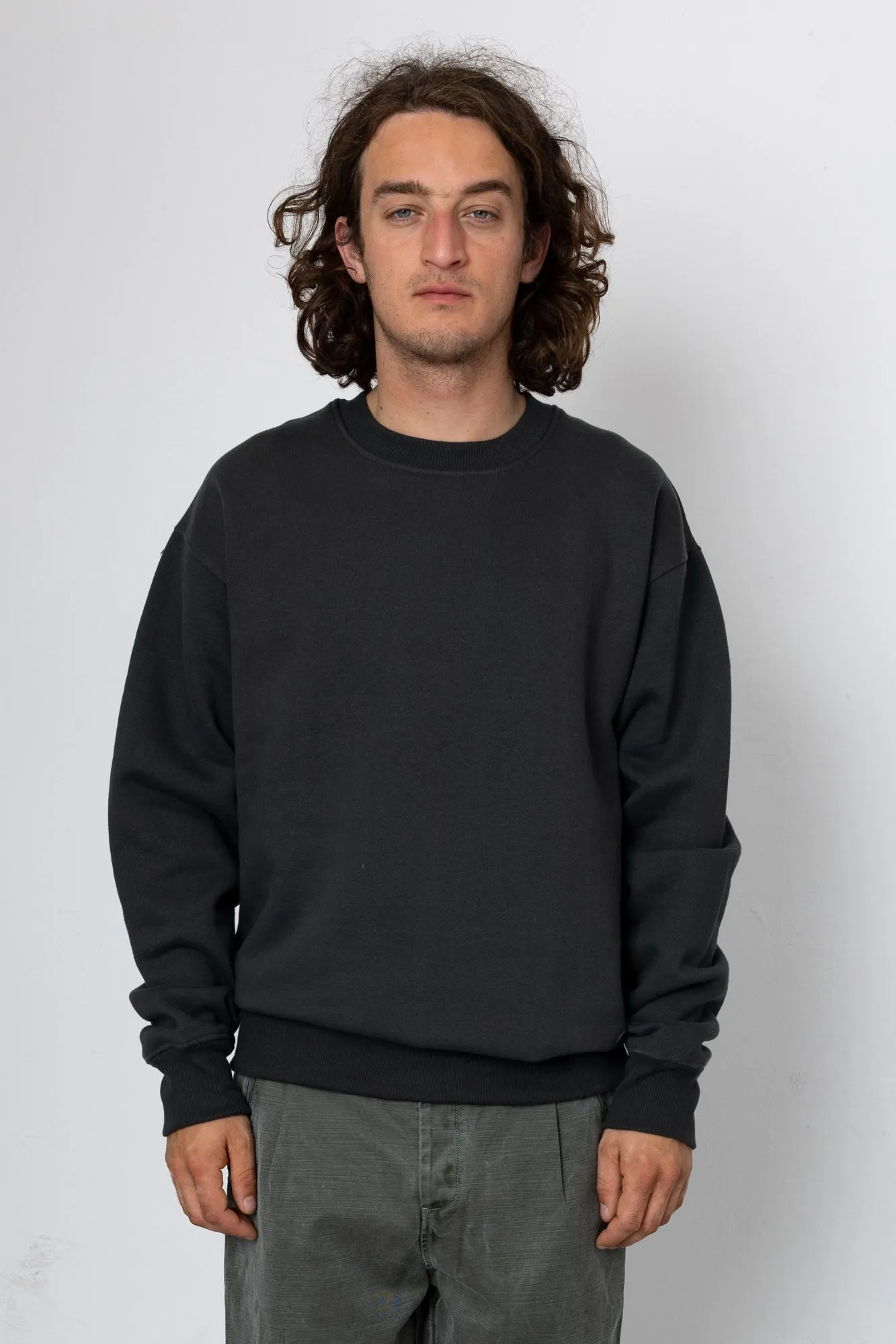 Sullivan Fleece Sweatshirt - Dark Olive sold by Folk