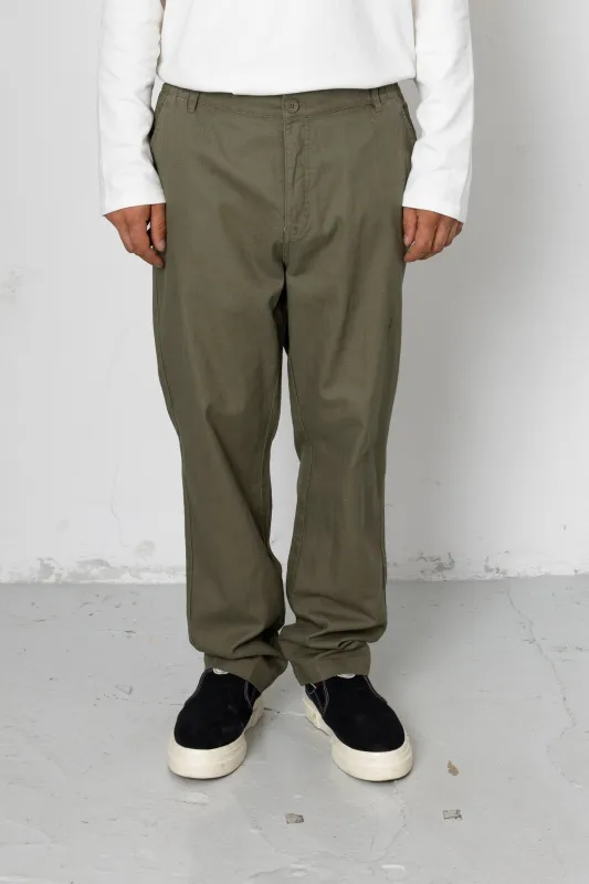 Prime Hopsack Trouser - Light Khaki made by Folk