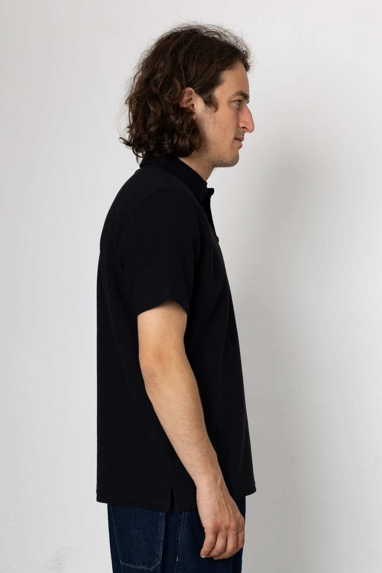 Delta Polo - Black sold by Folk product image thumbnail 3