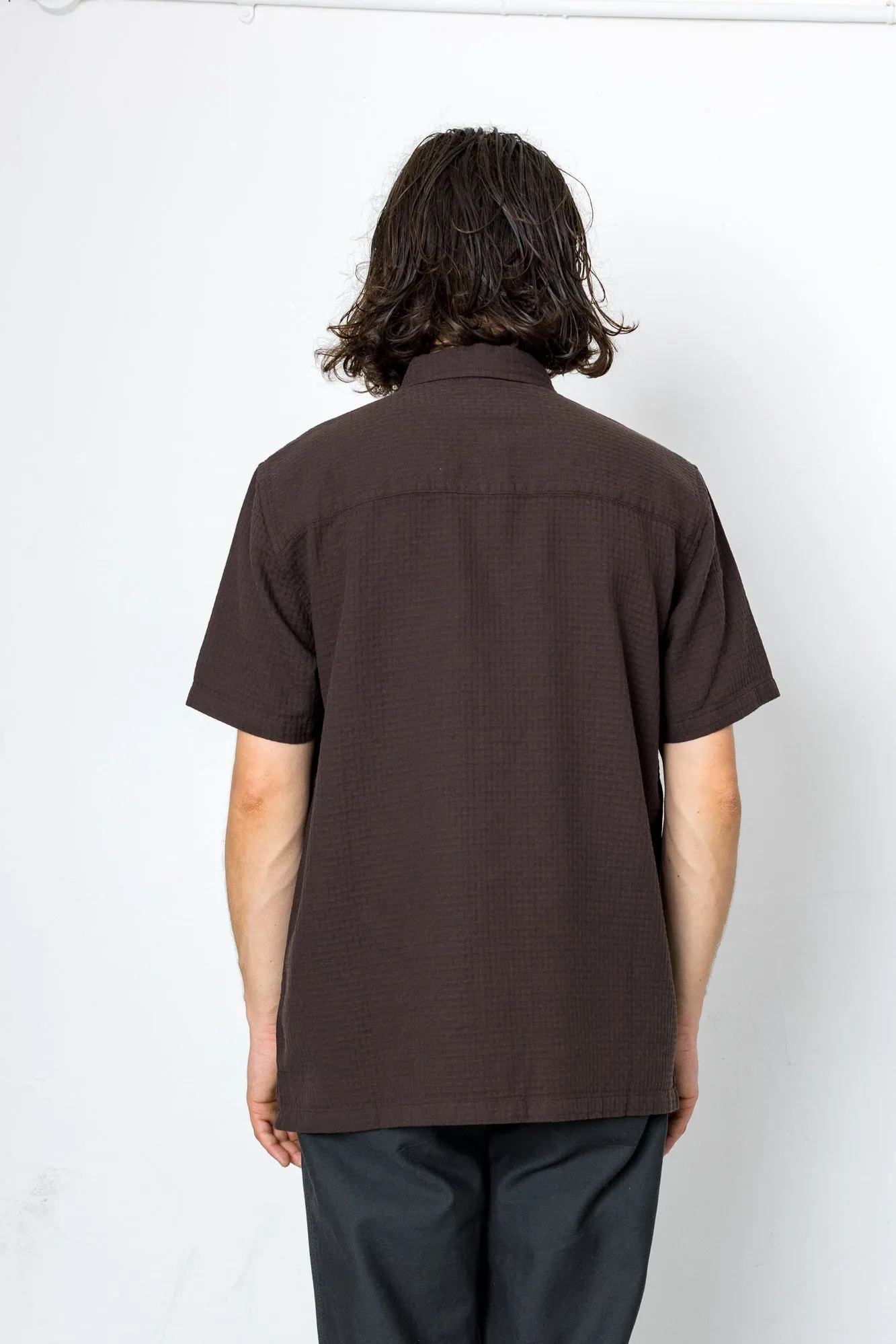 Wilkes Pocket Shirt - Chocolate sold by Folk product image thumbnail 4