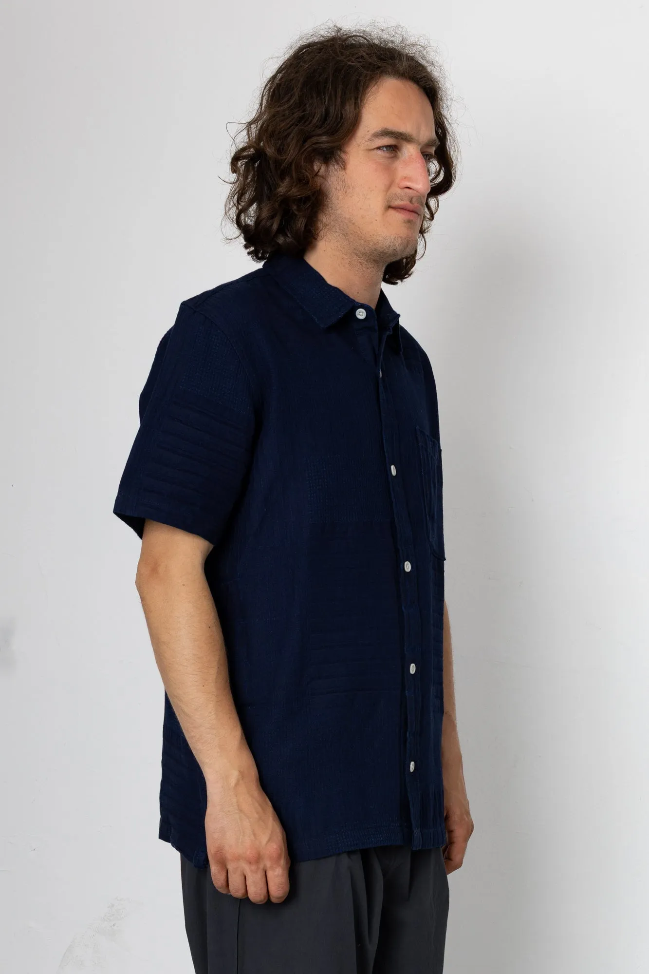 Hack Shirt - Indigo sold by Folk product image thumbnail 2