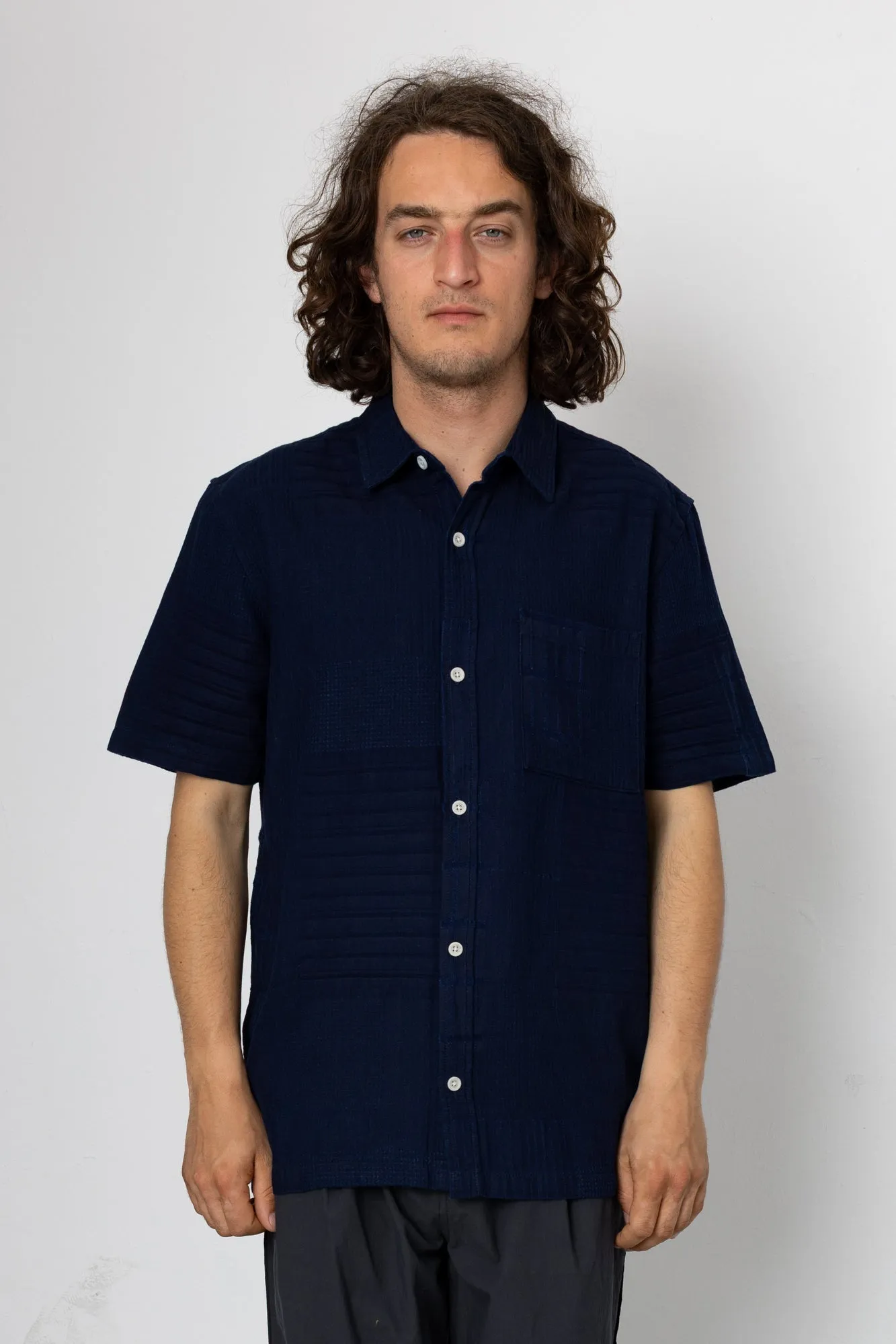 Hack Shirt - Indigo sold by Folk