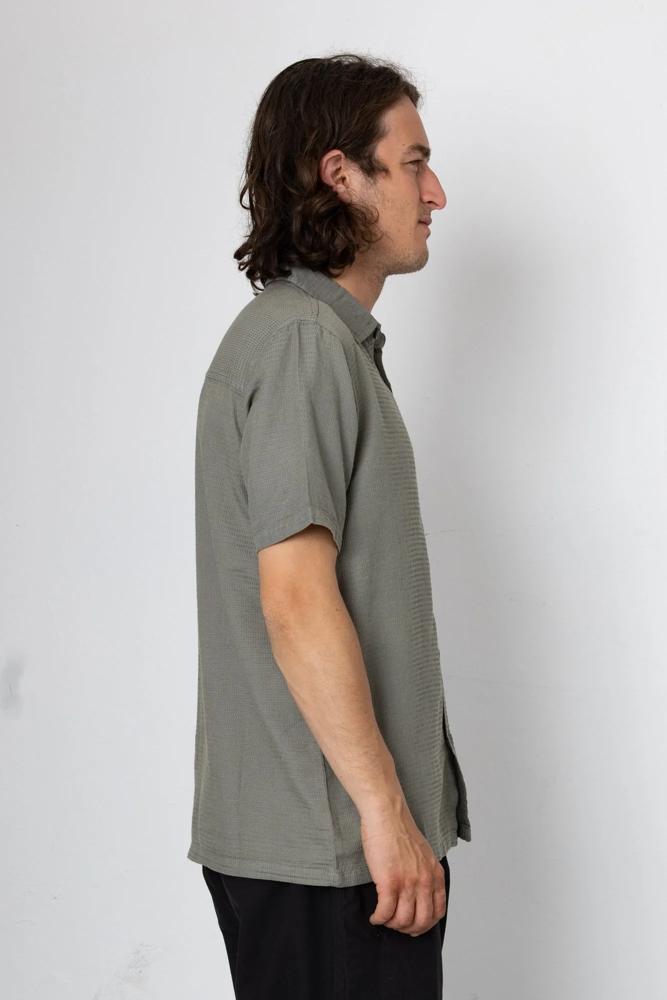 Devon 2 Shirt - Grey Green sold by Folk product image thumbnail 3