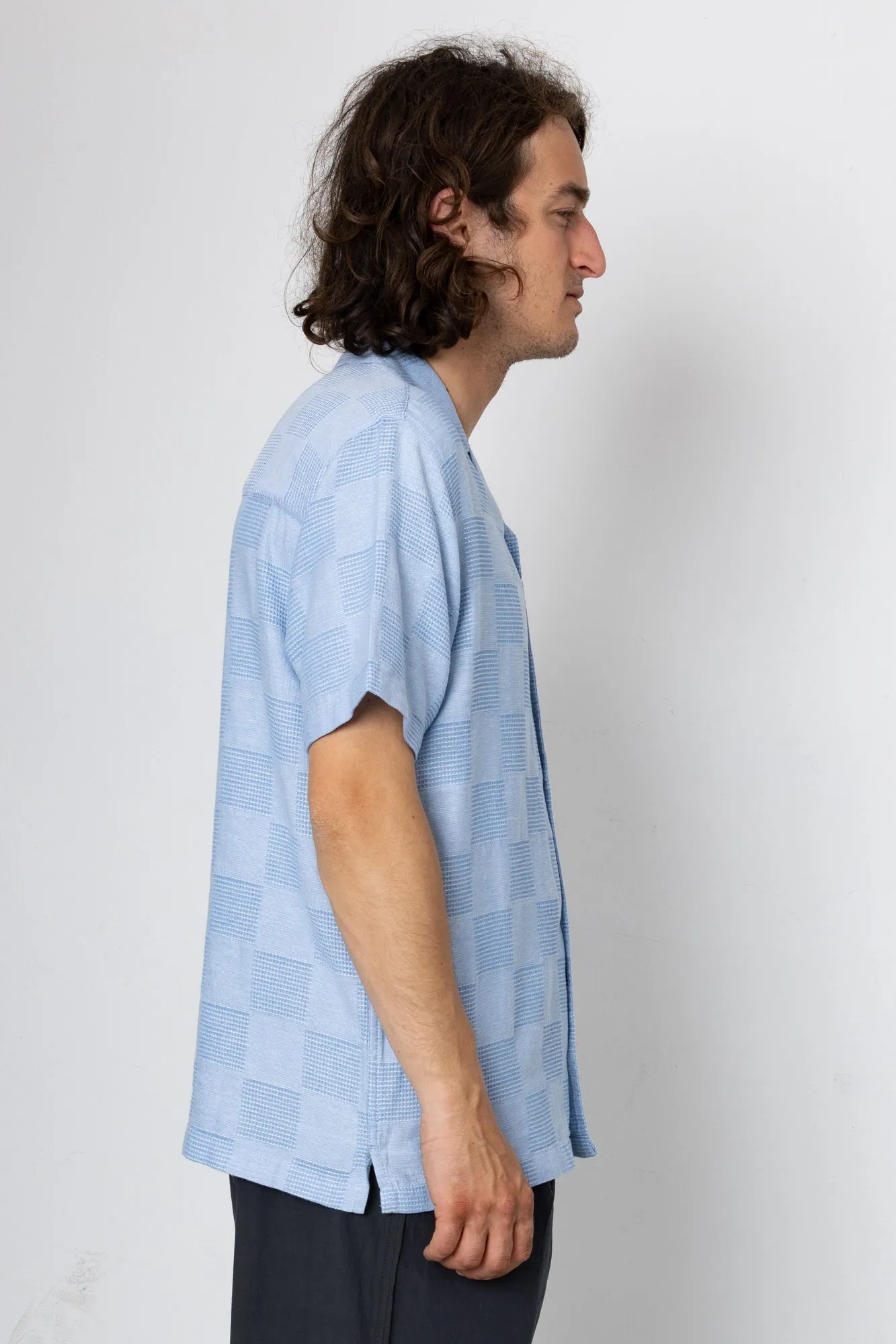 Patch Short Sleeve Shirt - New Blue sold by Folk product image thumbnail 3